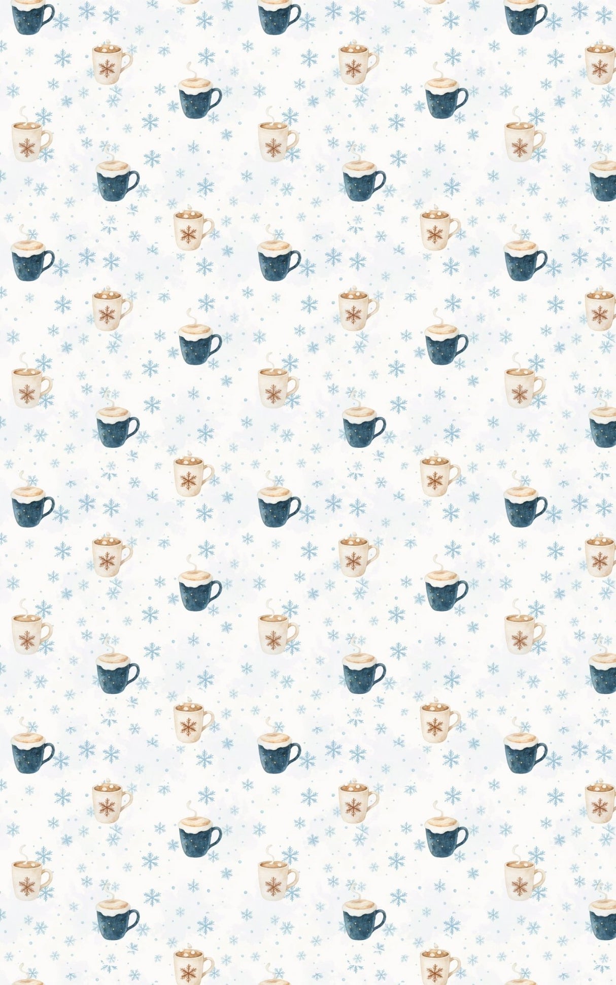 Snowflake Steam - London Penny Gift Wrap