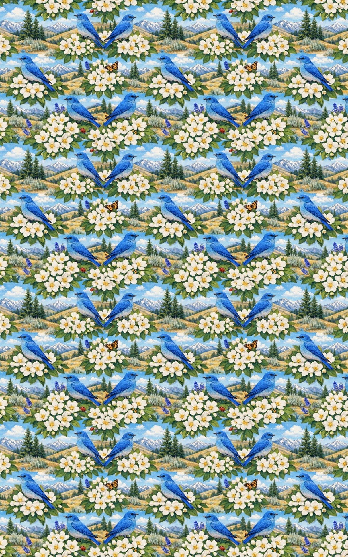 Idaho Flora & Fauna - London Penny Gift Wrap