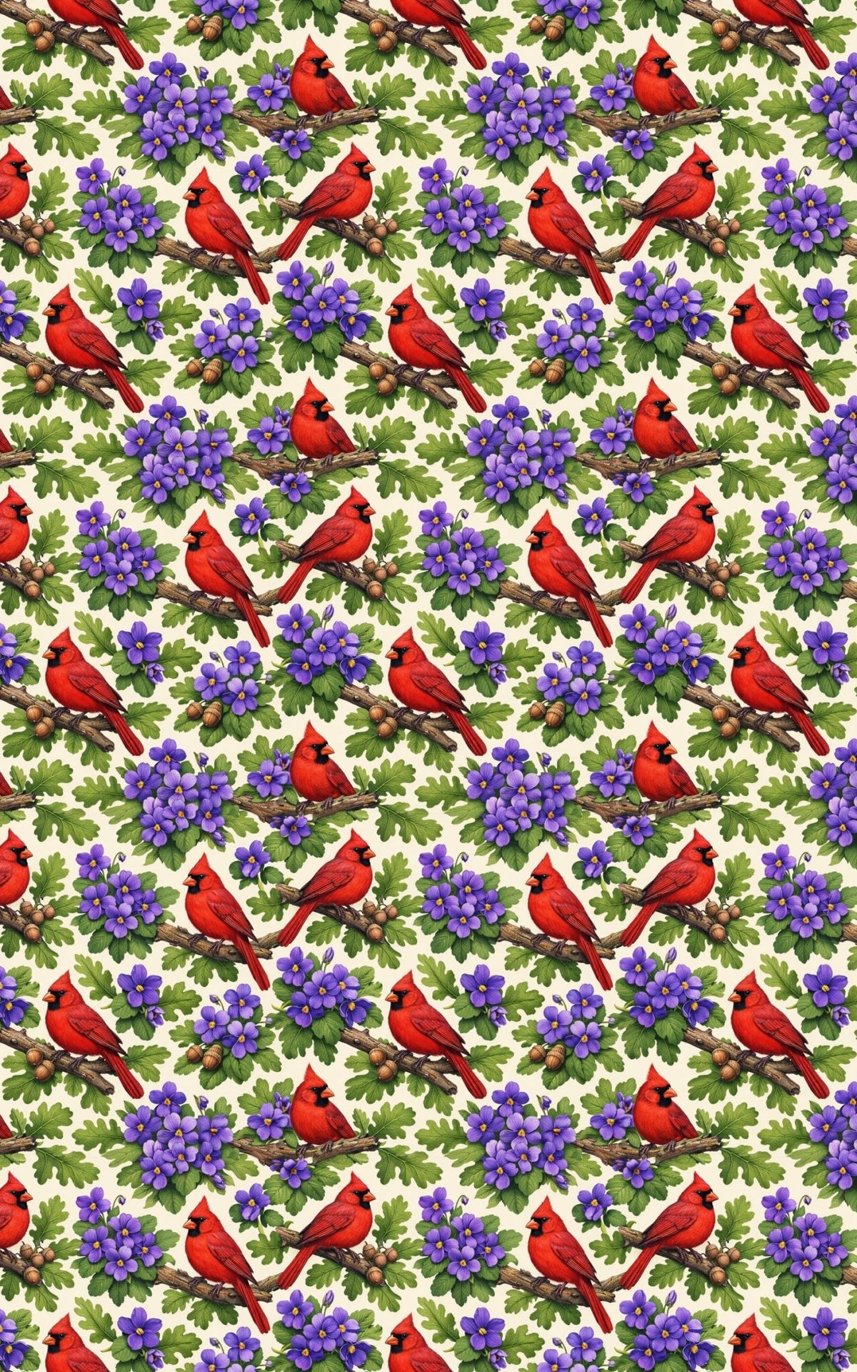 Illinois Flora & Fauna - London Penny Gift Wrap