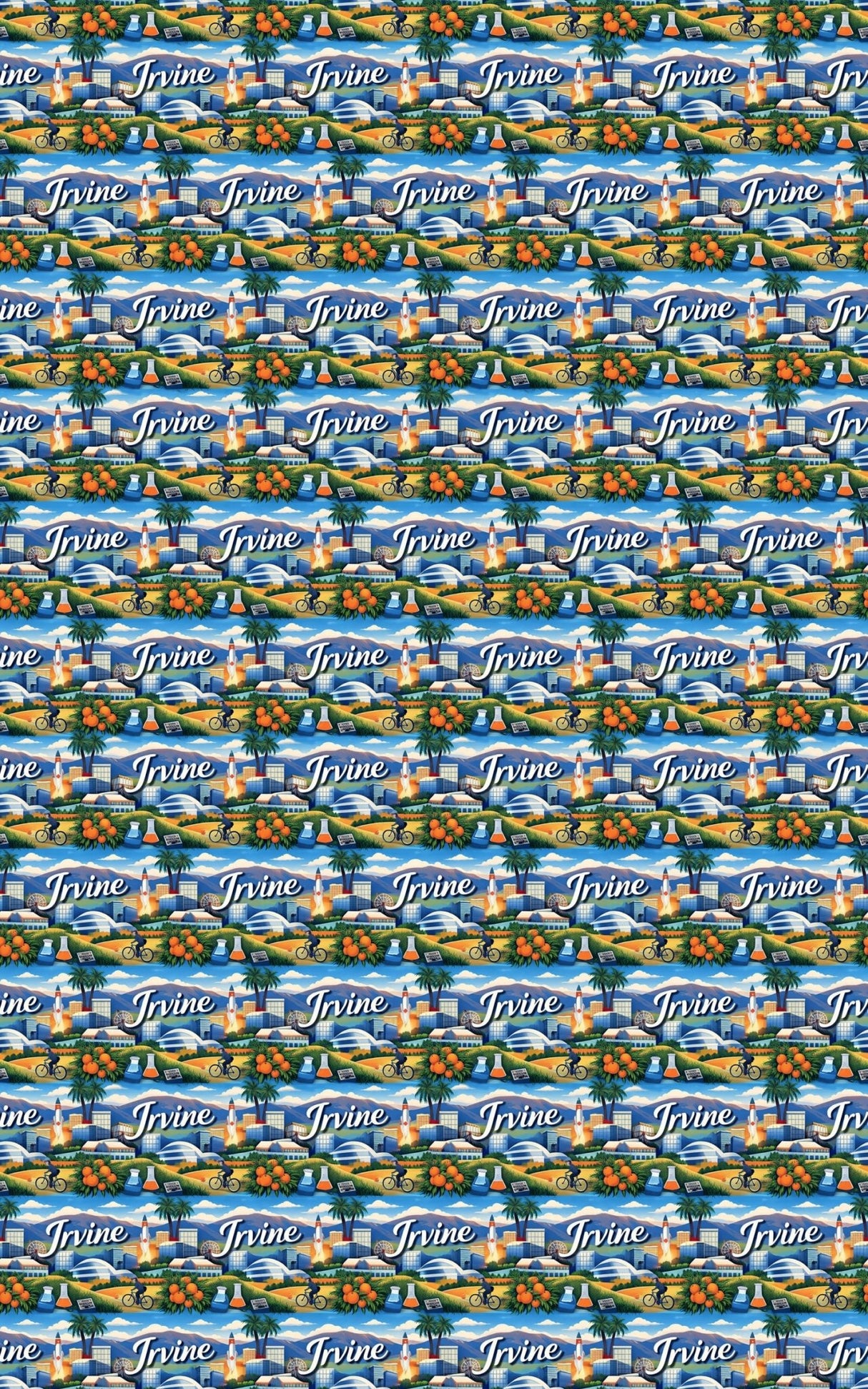 Irvine Tech Coast Twilight II - London Penny Gift Wrap