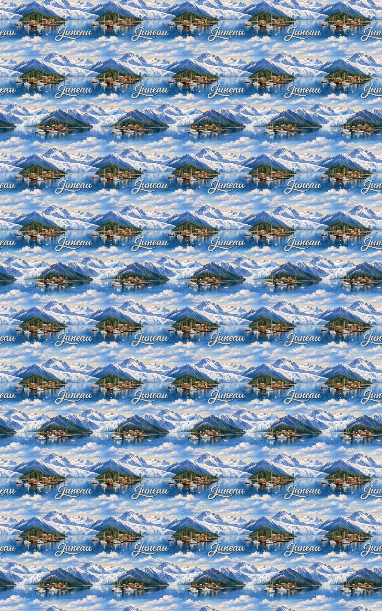 Juneau Glacier Harbor - London Penny Gift Wrap