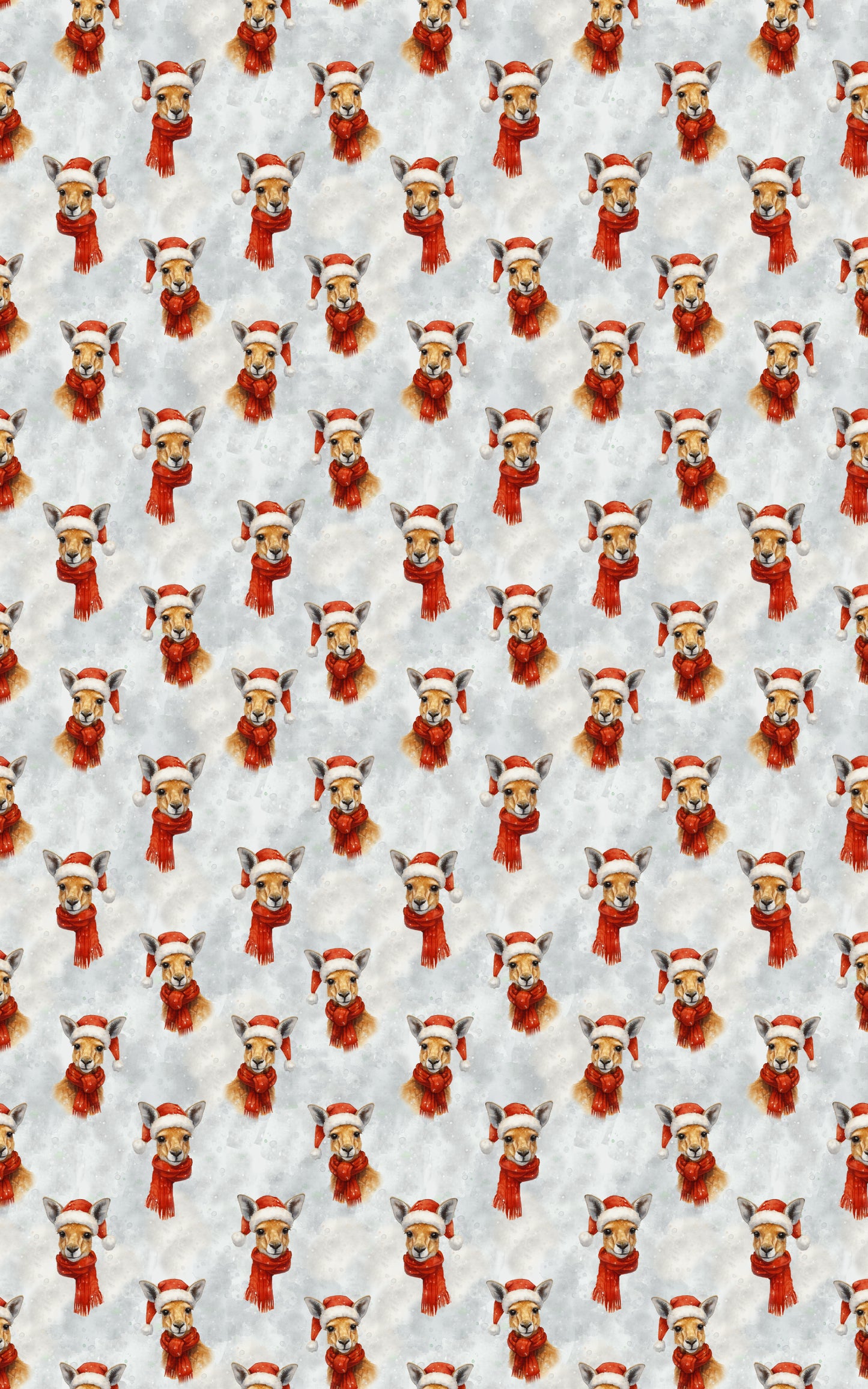 Festive Kangaroo Elegance