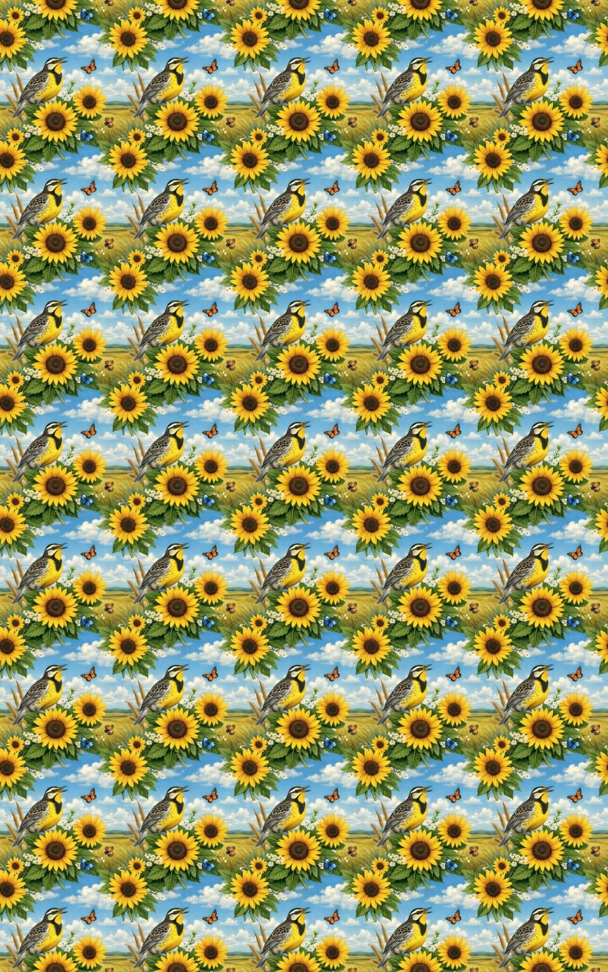 Kansas Flora & Fauna - London Penny Gift Wrap