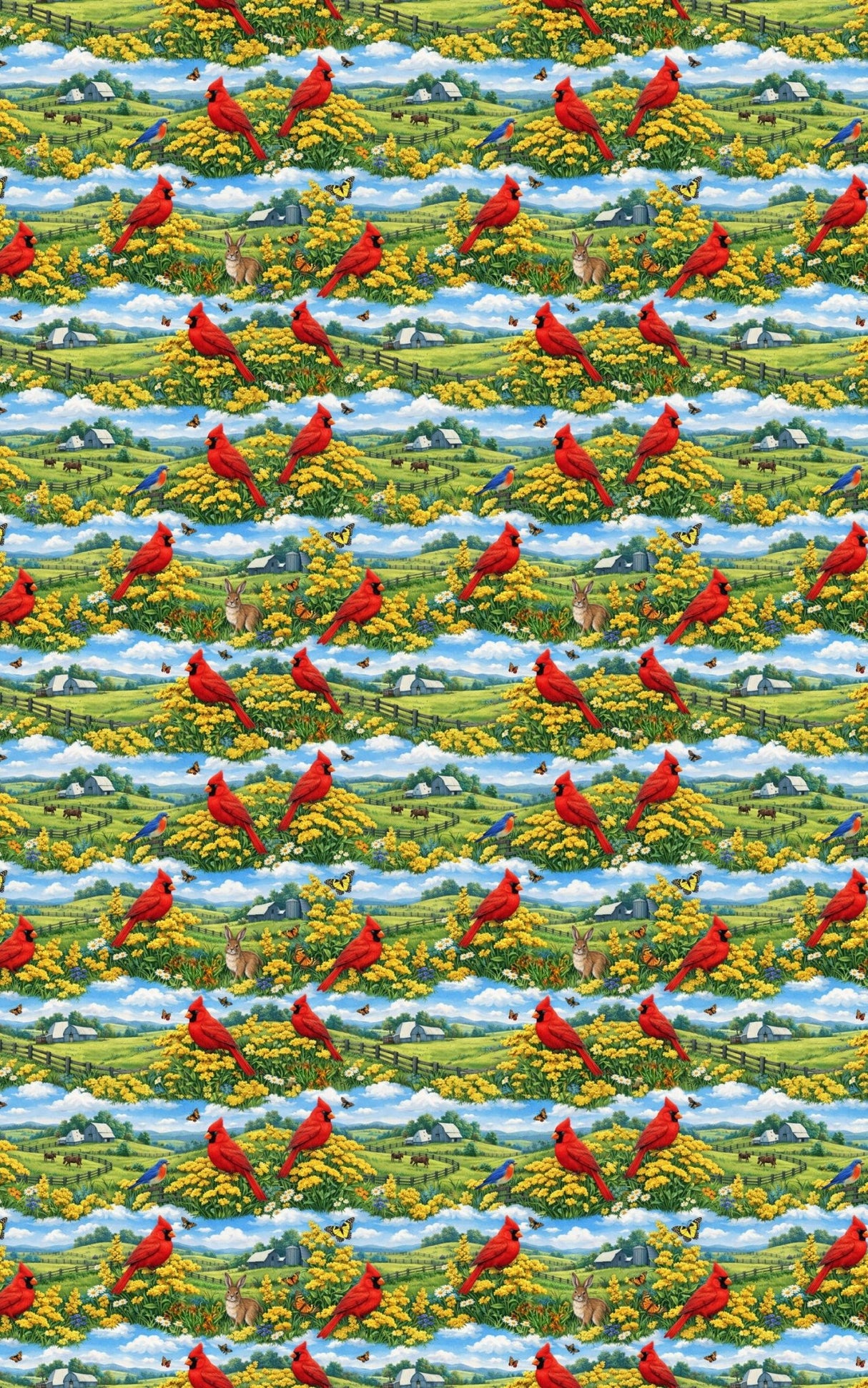 Kentucky Flora & Fauna - London Penny Gift Wrap