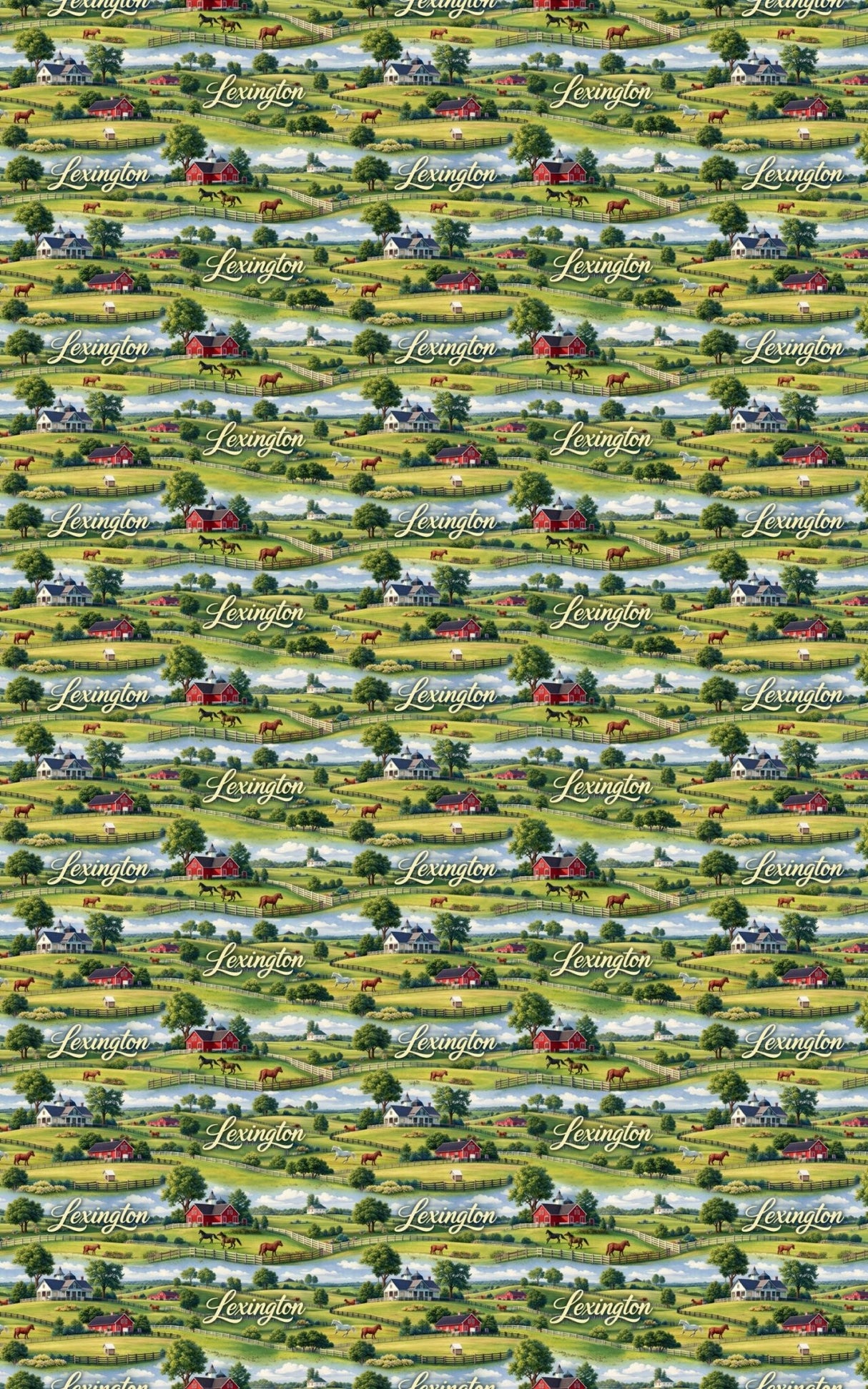 Lexington Bluegrass Glow - London Penny Gift Wrap