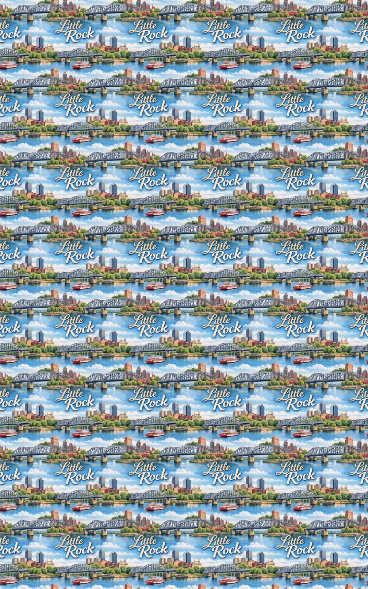 Little Rock River Market - London Penny Gift Wrap