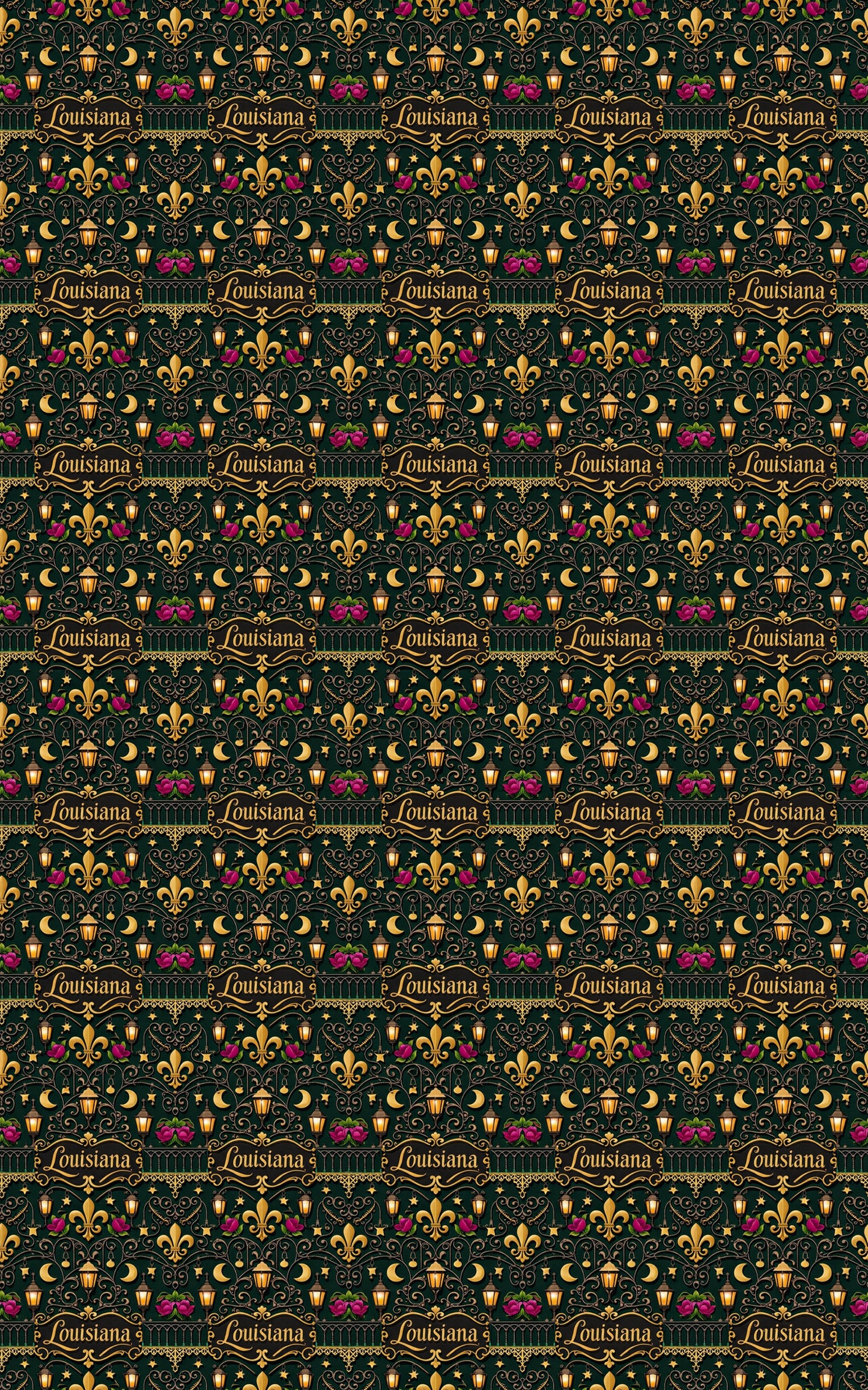 Louisiana French Quarter Flourish