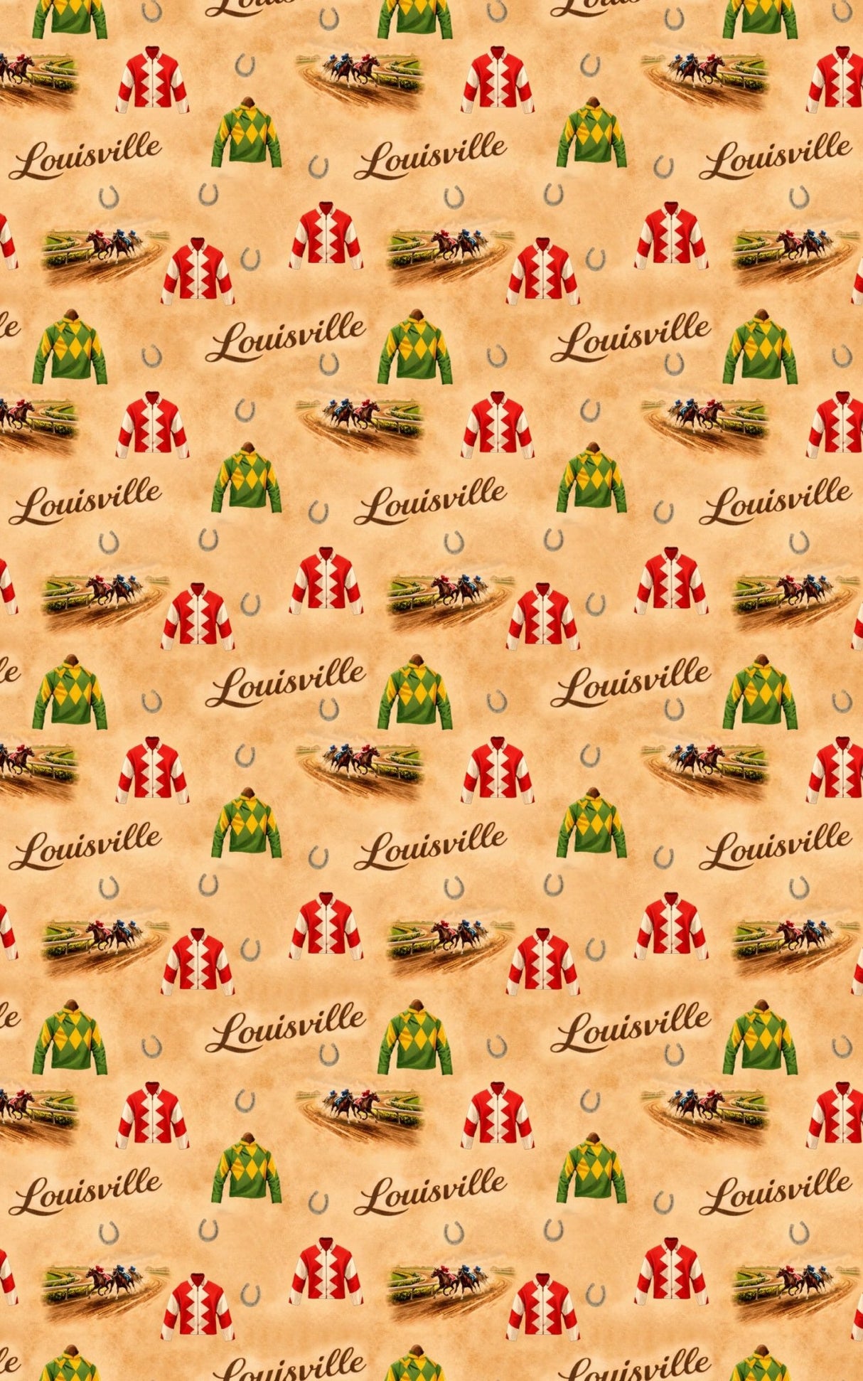 Louisville Derby Days - London Penny Gift Wrap