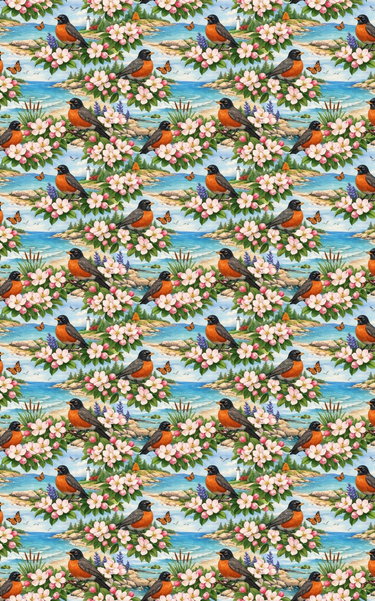 Michigan Flora & Fauna - London Penny Gift Wrap