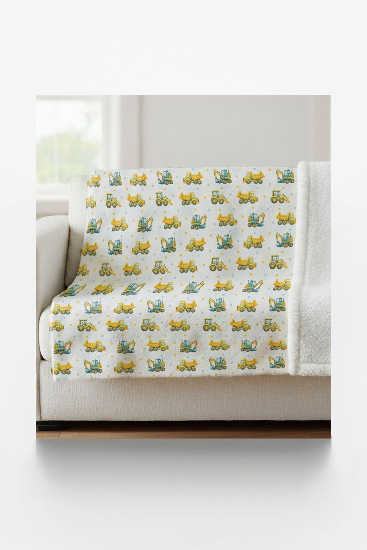 Under Construction Sherpa Blanket - London Penny Gift Wrap