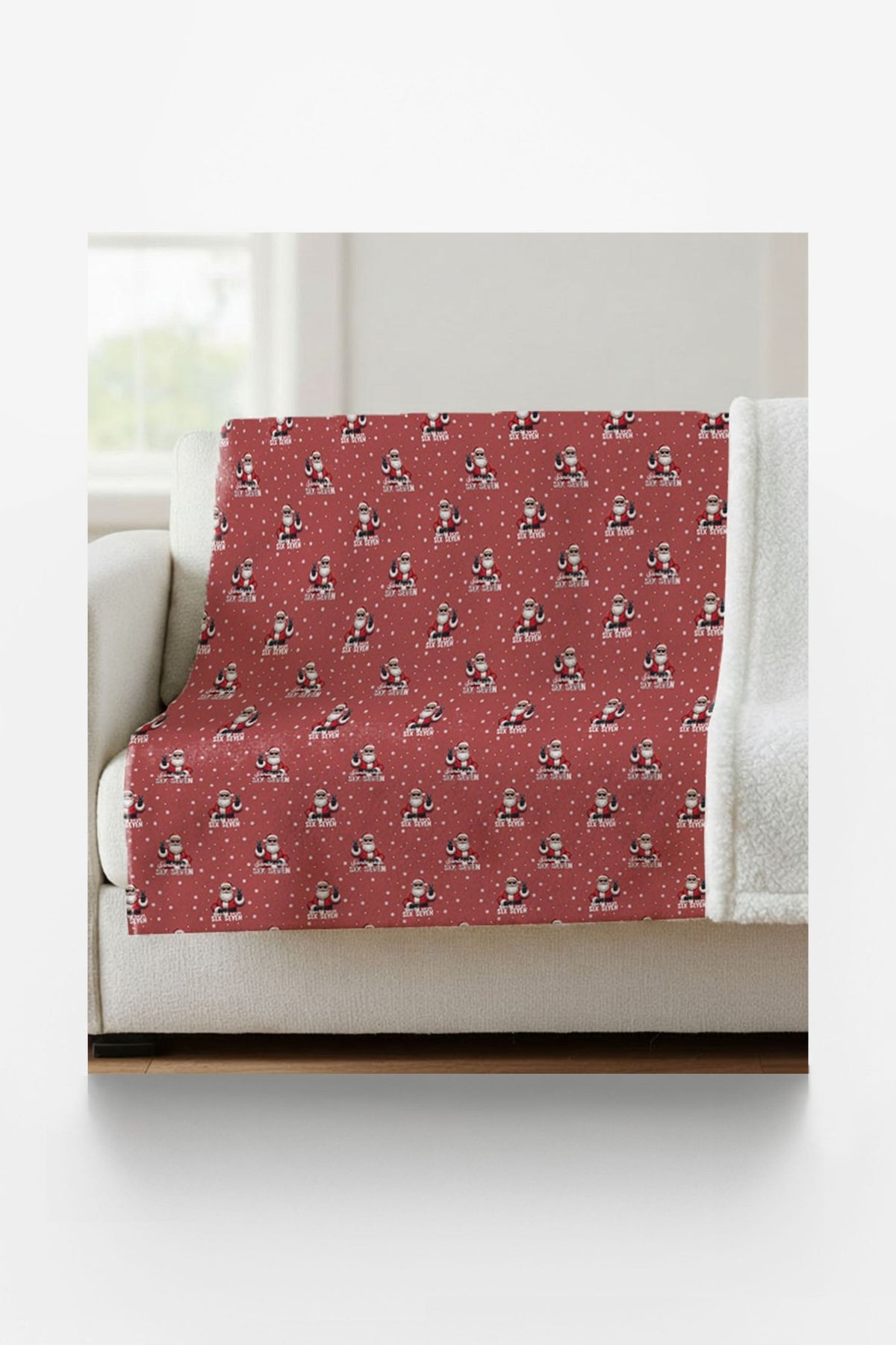 Santa Says 67 Sherpa Blanket - London Penny Gift Wrap