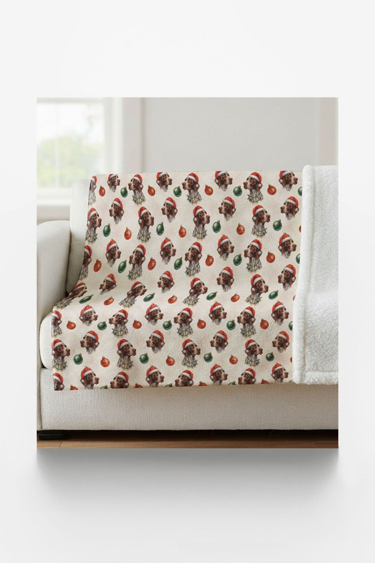 Pointer of Cheer Sherpa Blanket - London Penny Gift Wrap