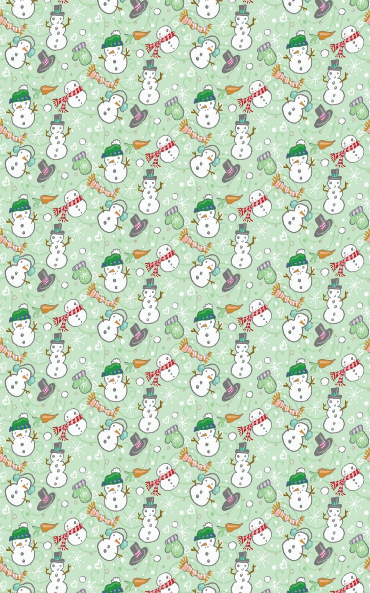 Snowmen Plentiful Wrapping Paper | Michelle Gilsey | Artist Corner - London Penny Gift Wrap
