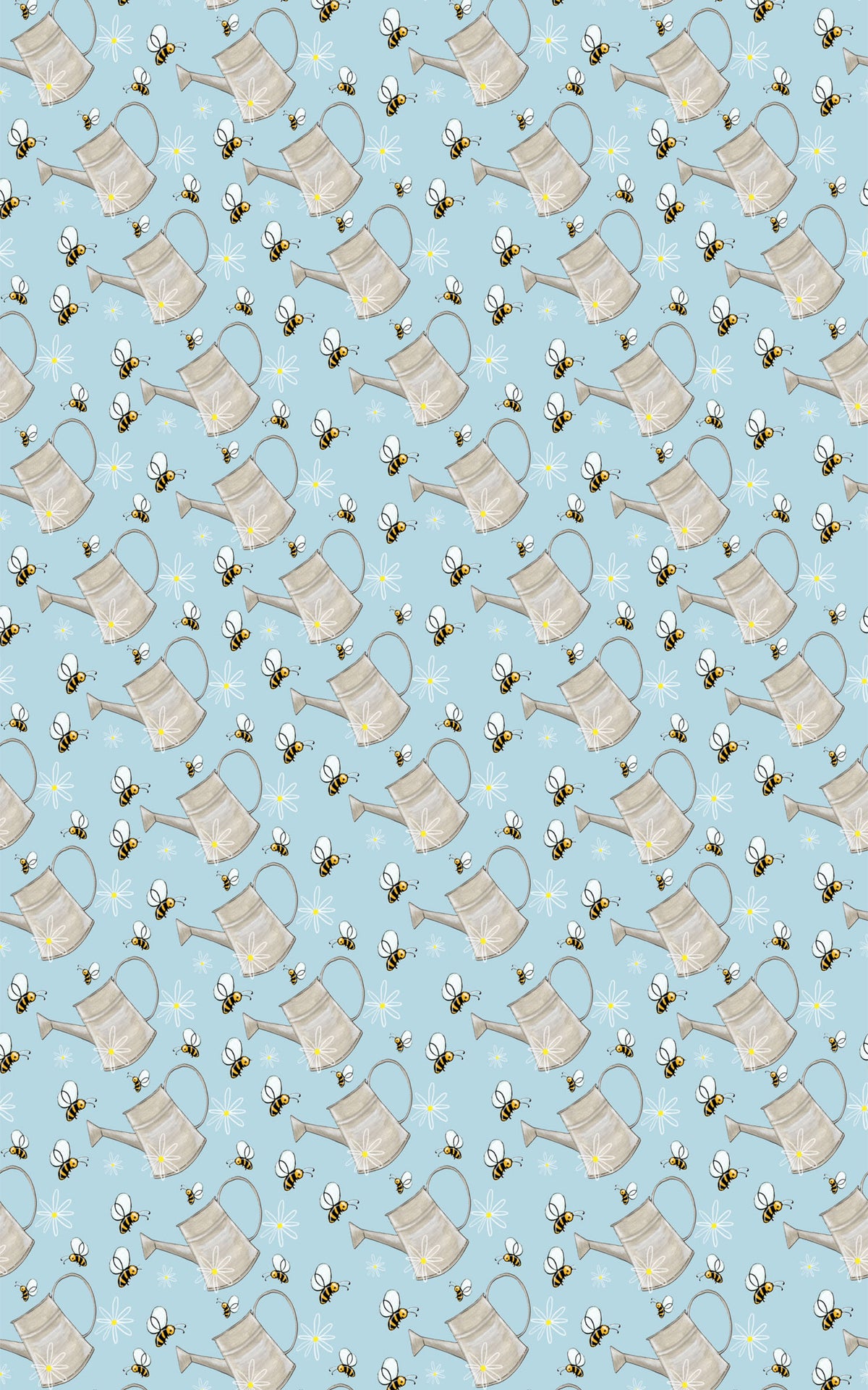 Buzzy Bee Wrapping Paper | Michelle Gilsey | Artist Corner