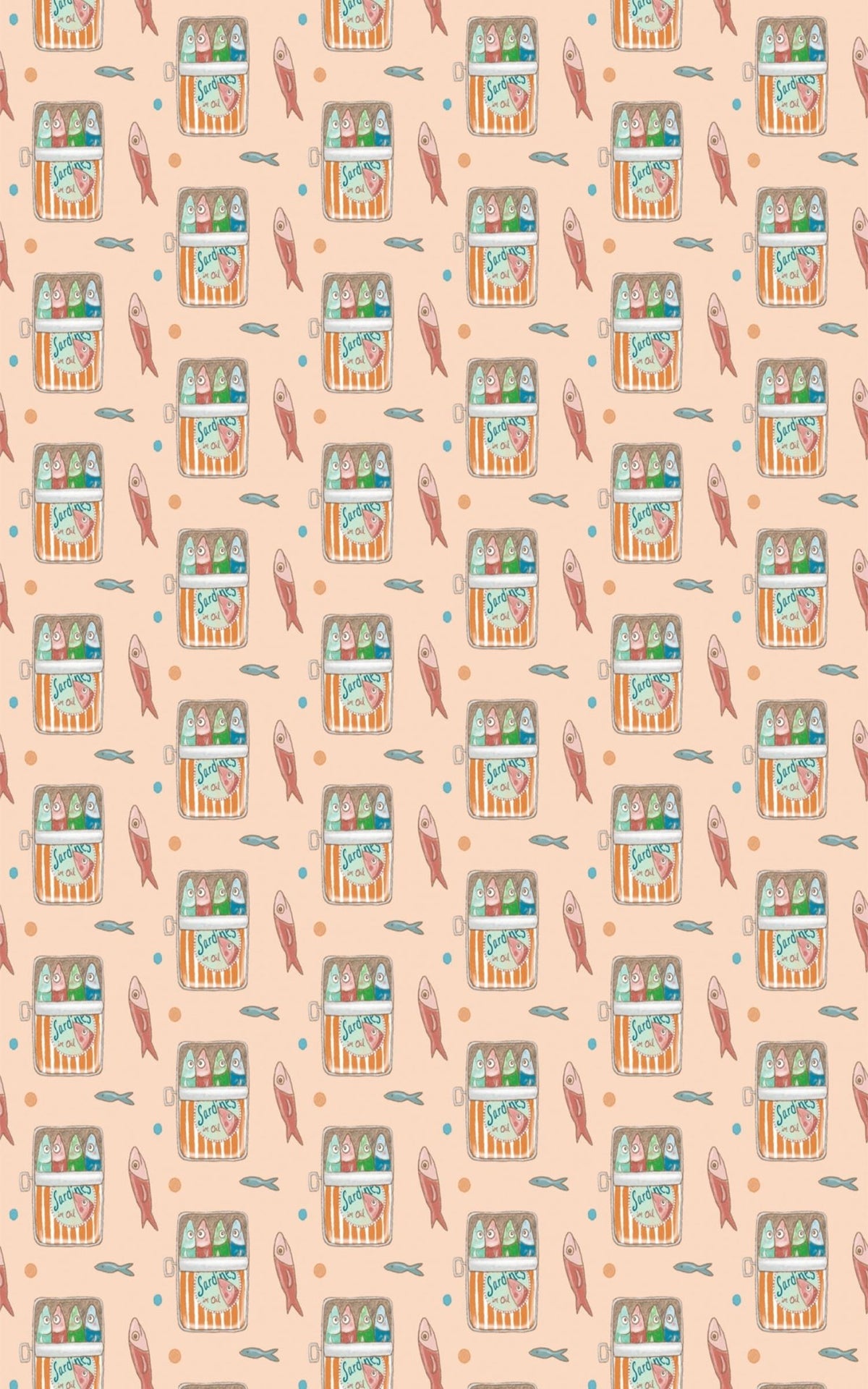 Box Of Fish Wrapping Paper | Michelle Gilsey | Artist Corner - London Penny Gift Wrap