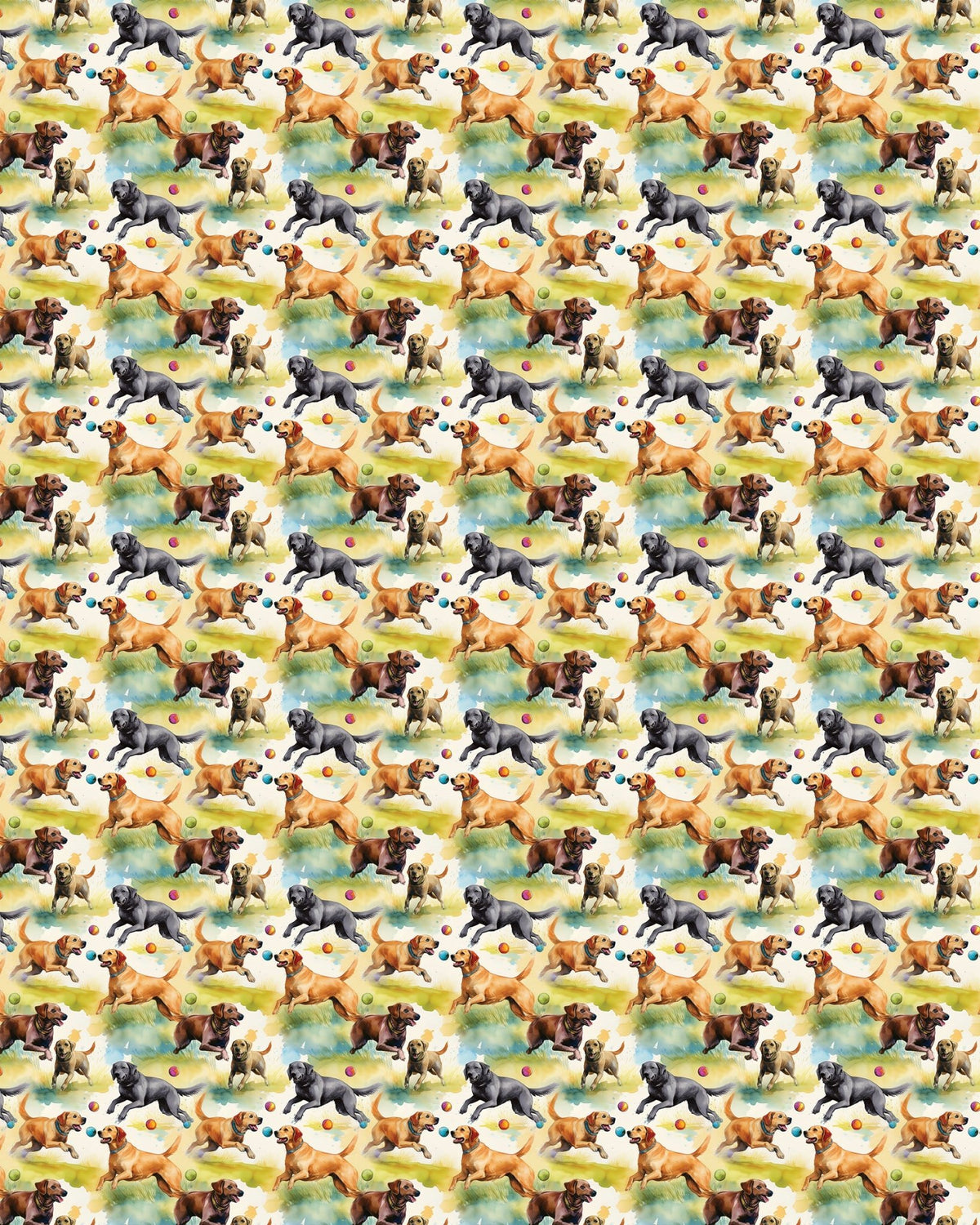 Lab's Bounding Pounce Sherpa Blanket - London Penny Gift Wrap