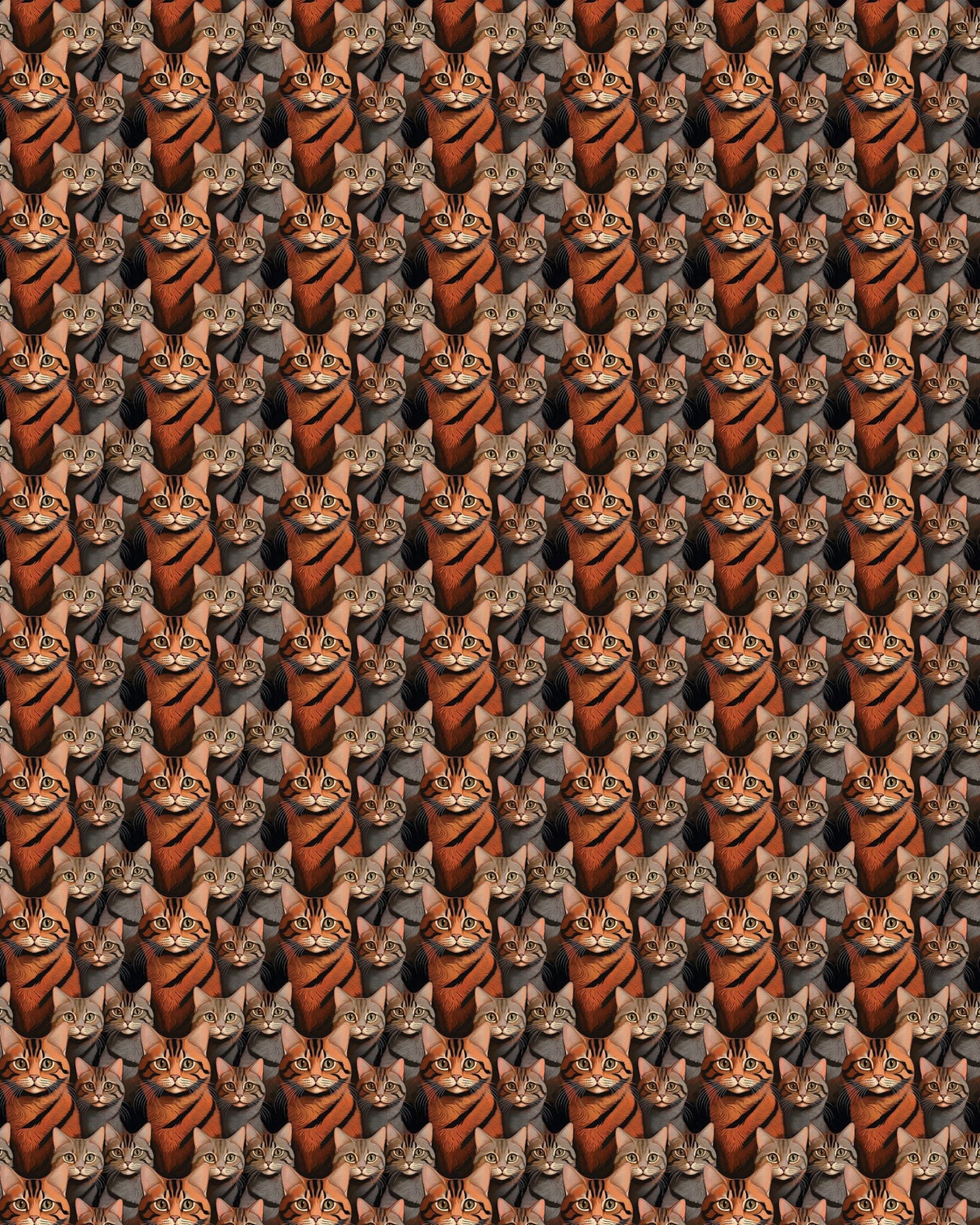 The Tabby Cat Parade Sherpa Blanket - London Penny Gift Wrap