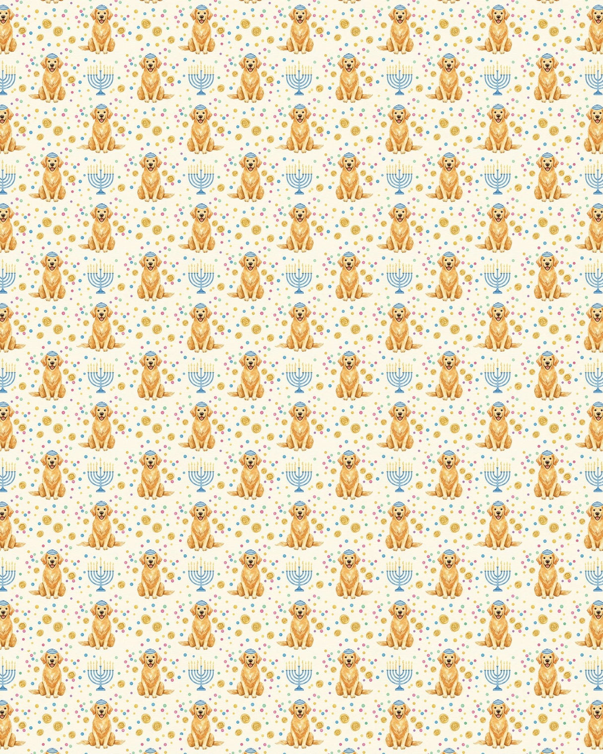 Golden Hanukkah Joy Sherpa Blanket - London Penny Gift Wrap