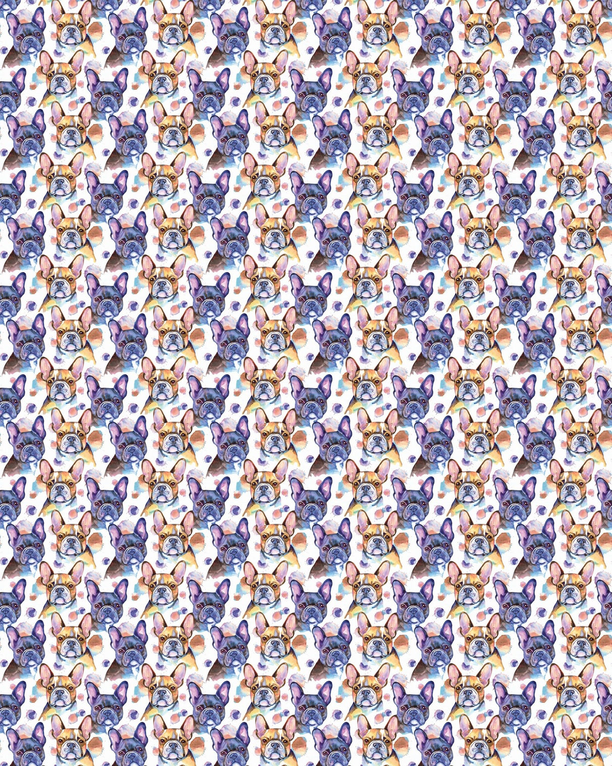 French Bulldog - Oui, oui! Sherpa Blanket - London Penny Gift Wrap