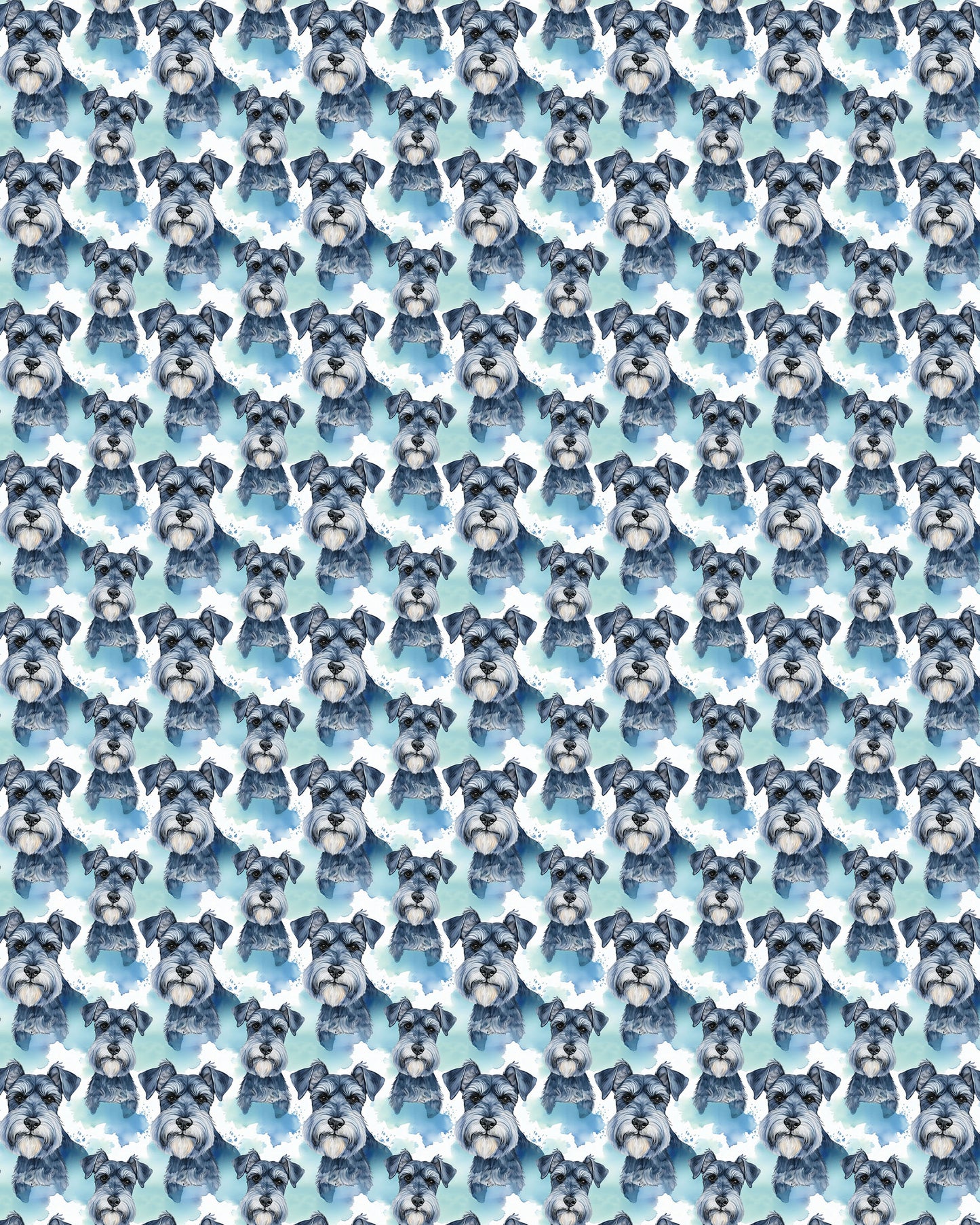 Schnauzer Chic Sherpa Blanket