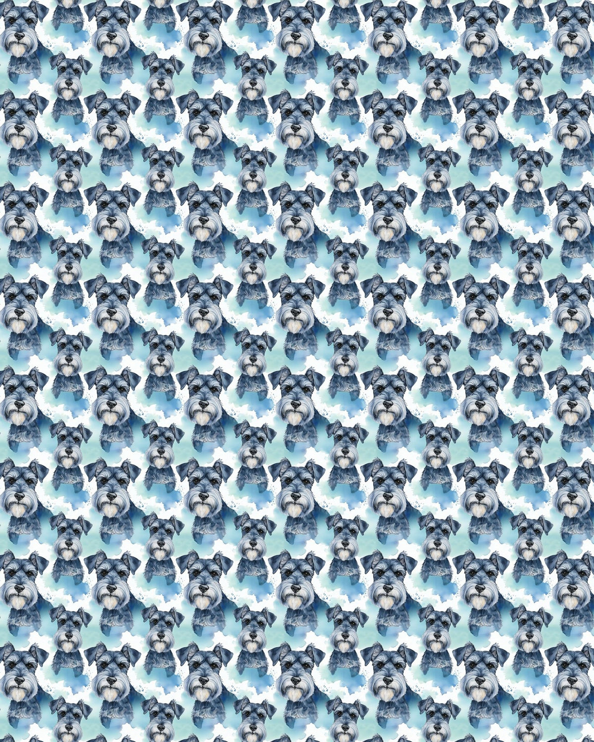 Schnauzer Chic Sherpa Blanket - London Penny Gift Wrap