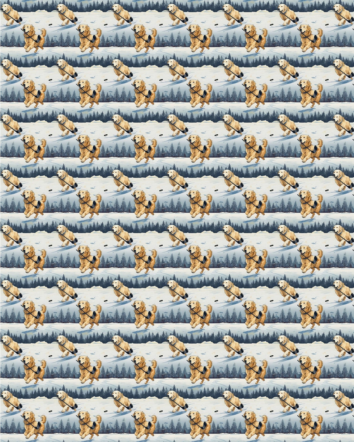 Game On, Goldens! Sherpa Blanket - London Penny Gift Wrap