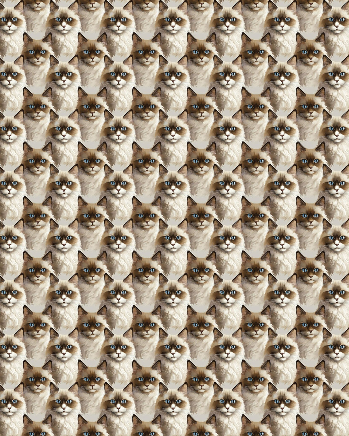 Soft as a Ragdoll Sherpa Blanket - London Penny Gift Wrap