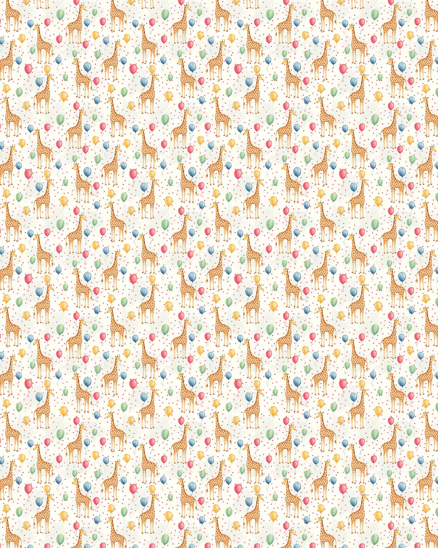 Giraffe Balloon Bash Sherpa Blanket
