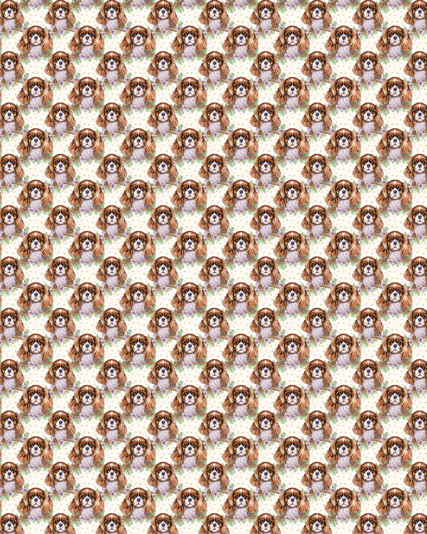 Cavalier Charm Sherpa Blanket
