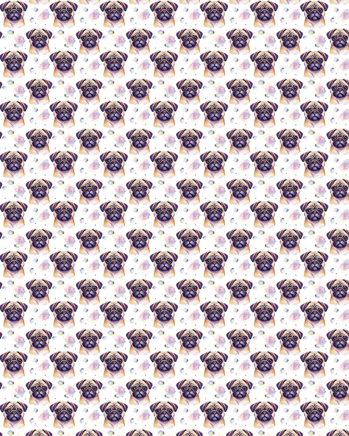 Pugs & Hugs Sherpa Blanket - London Penny Gift Wrap