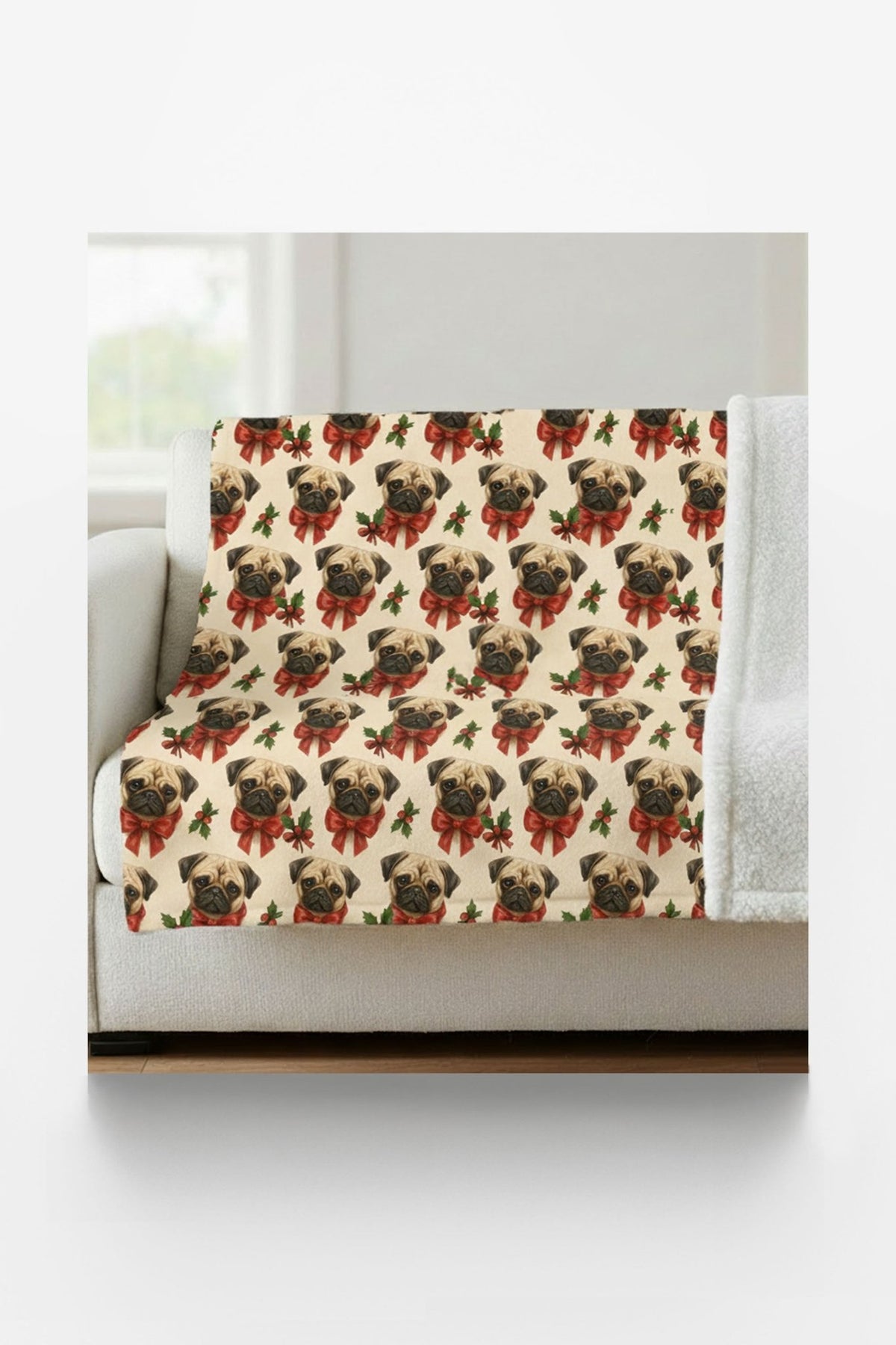 Snug & Snorty Nights Sherpa Blanket - London Penny Gift Wrap