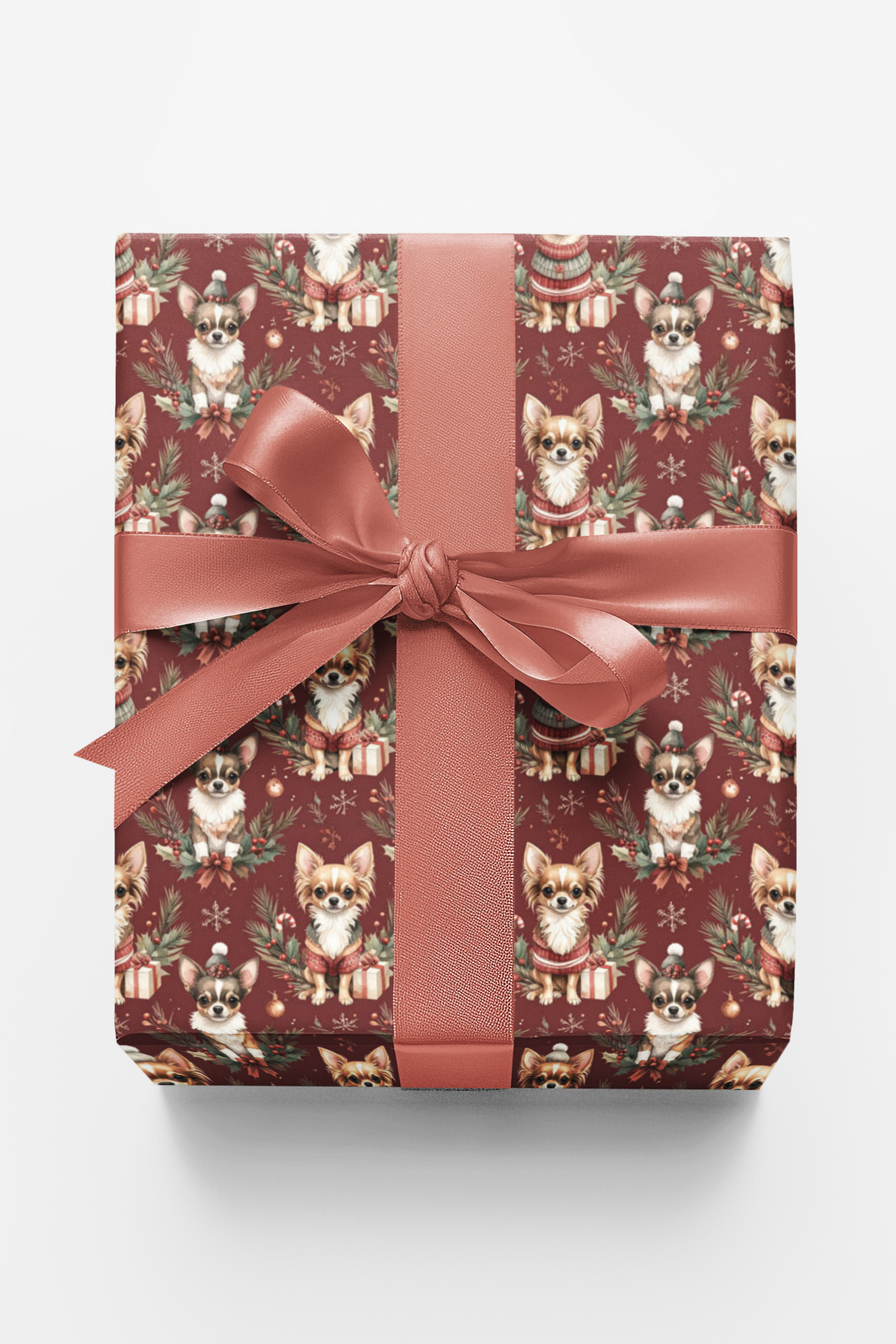 Merry Little Chihuahua Wrapping Paper