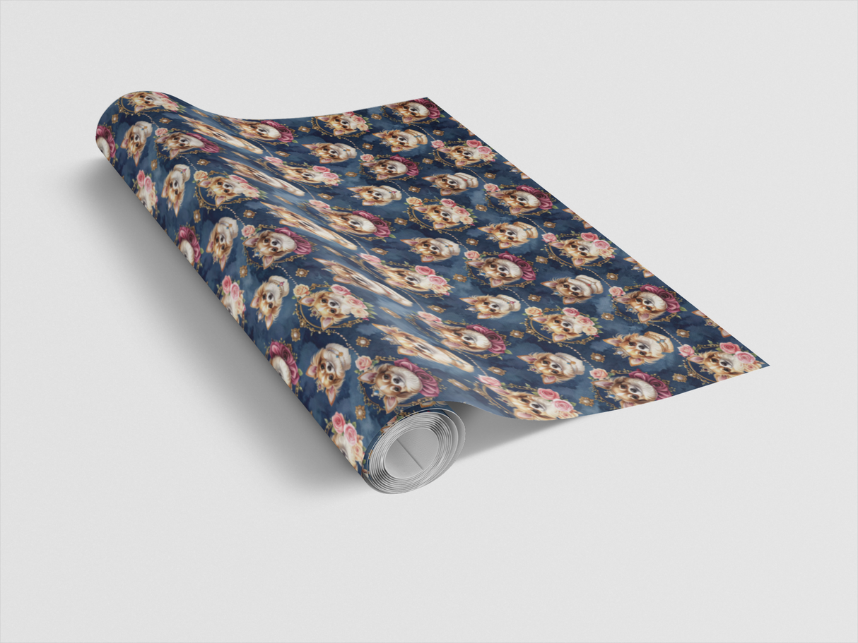 Royal Chihuahua Celebration Wrapping Paper