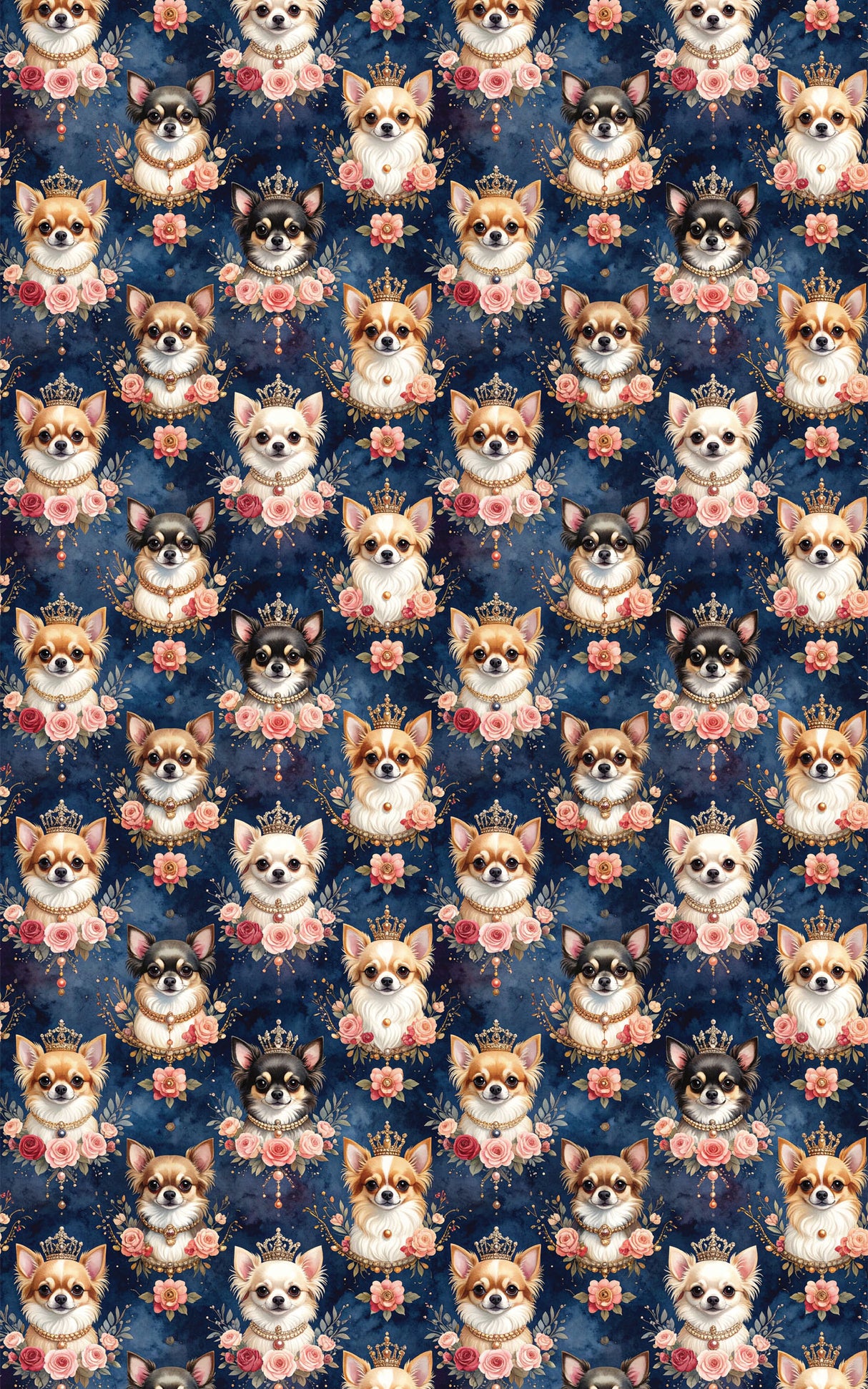 Royal Chihuahua Revelry Wrapping Paper