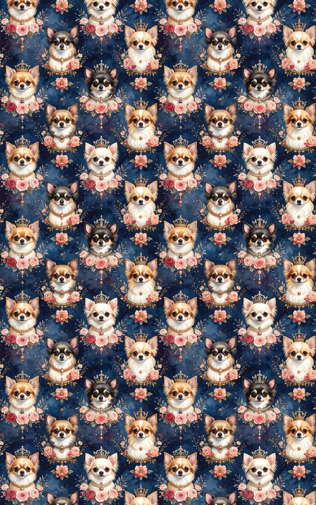 Royal Chihuahua Revelry Wrapping Paper - London Penny Gift Wrap