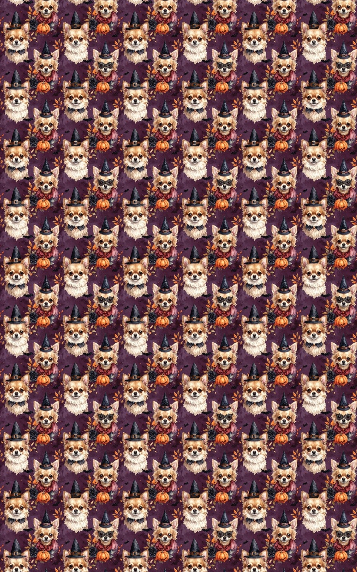 Halloween Chihuahua Masquerade Wrapping Paper - London Penny Gift Wrap