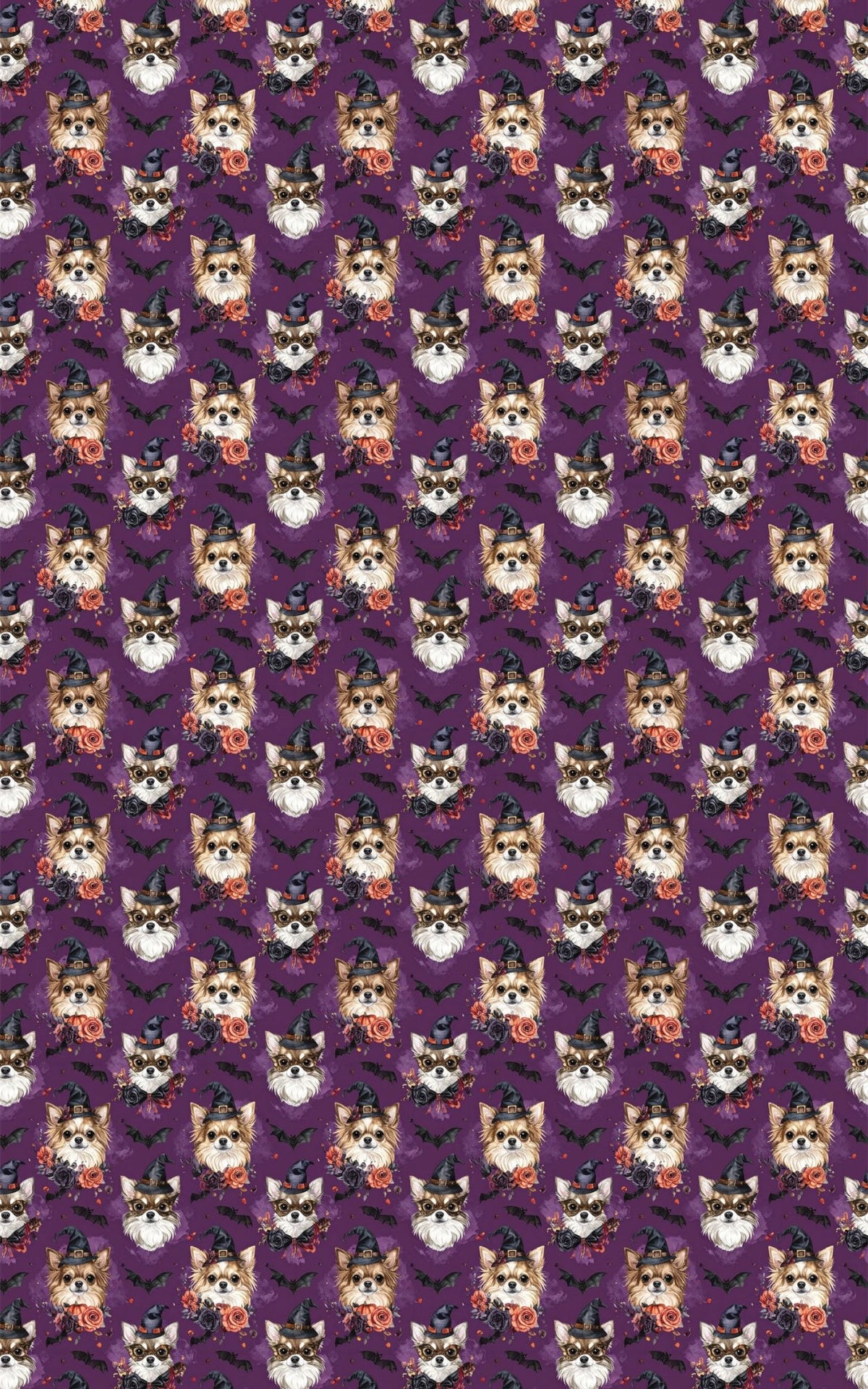 Chihuahua Spooky Party Wrapping Paper - London Penny Gift Wrap