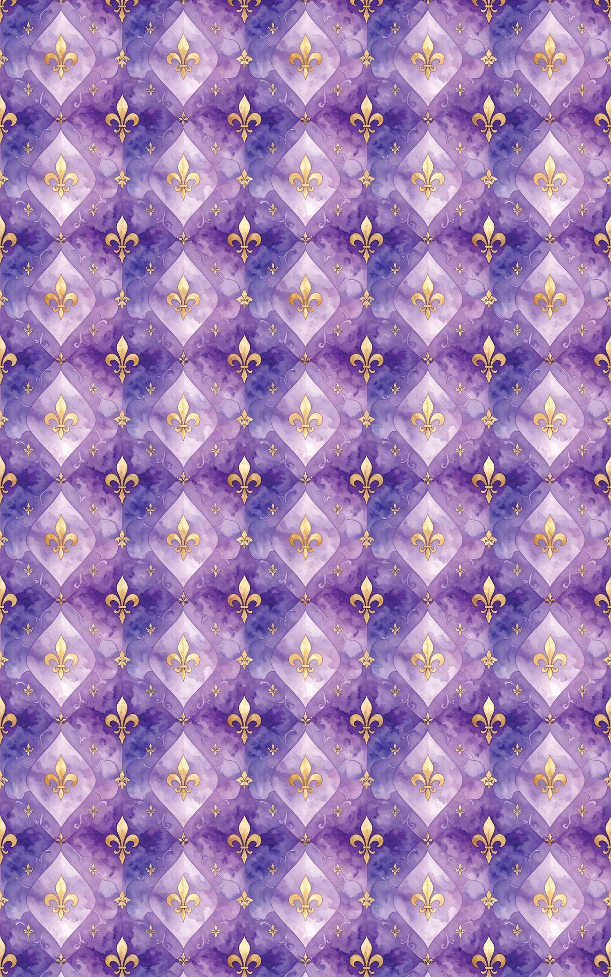 Imperial Fleur-de-Lis Wrapping Paper