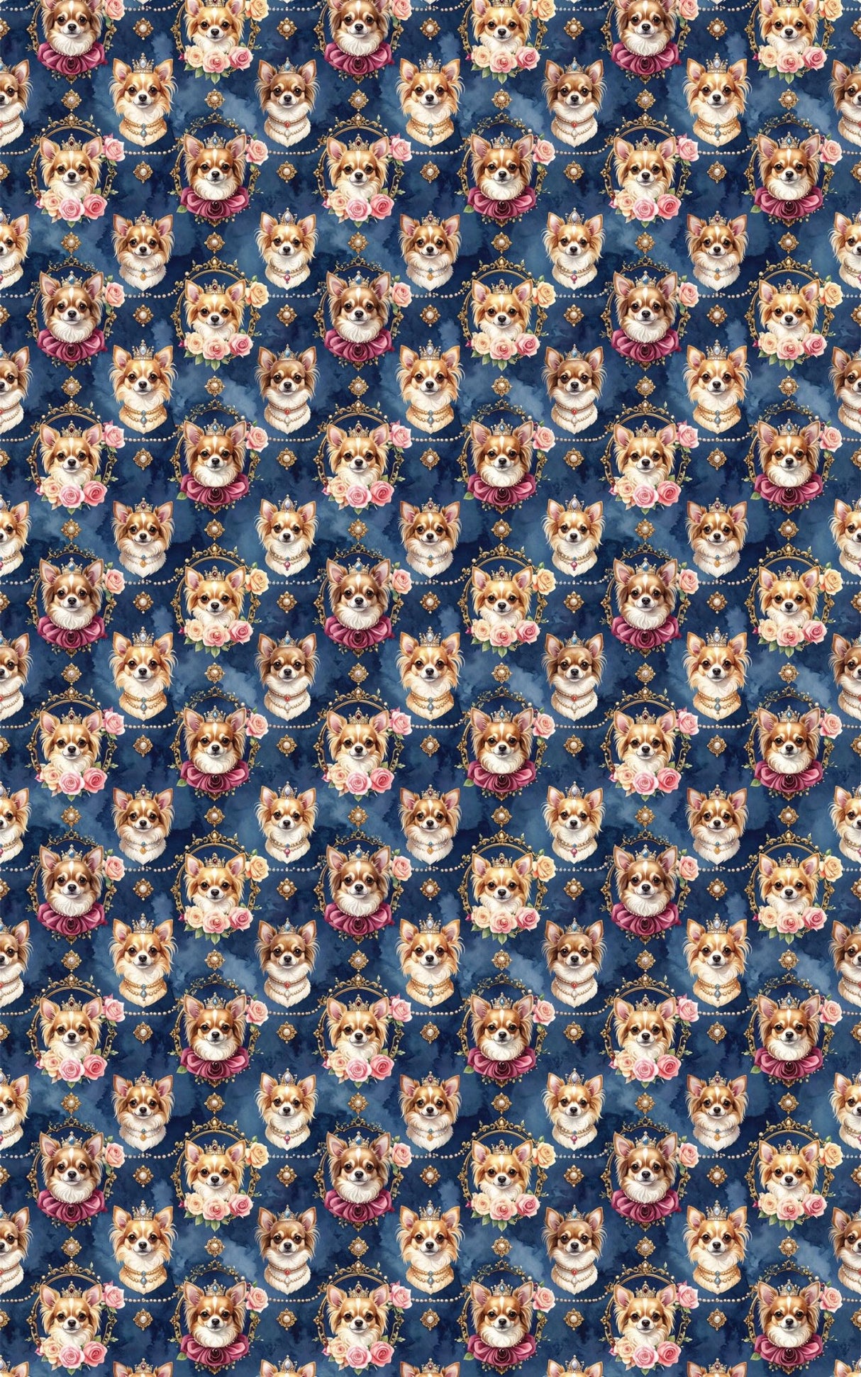 Royal Chihuahua Celebration Wrapping Paper - London Penny Gift Wrap
