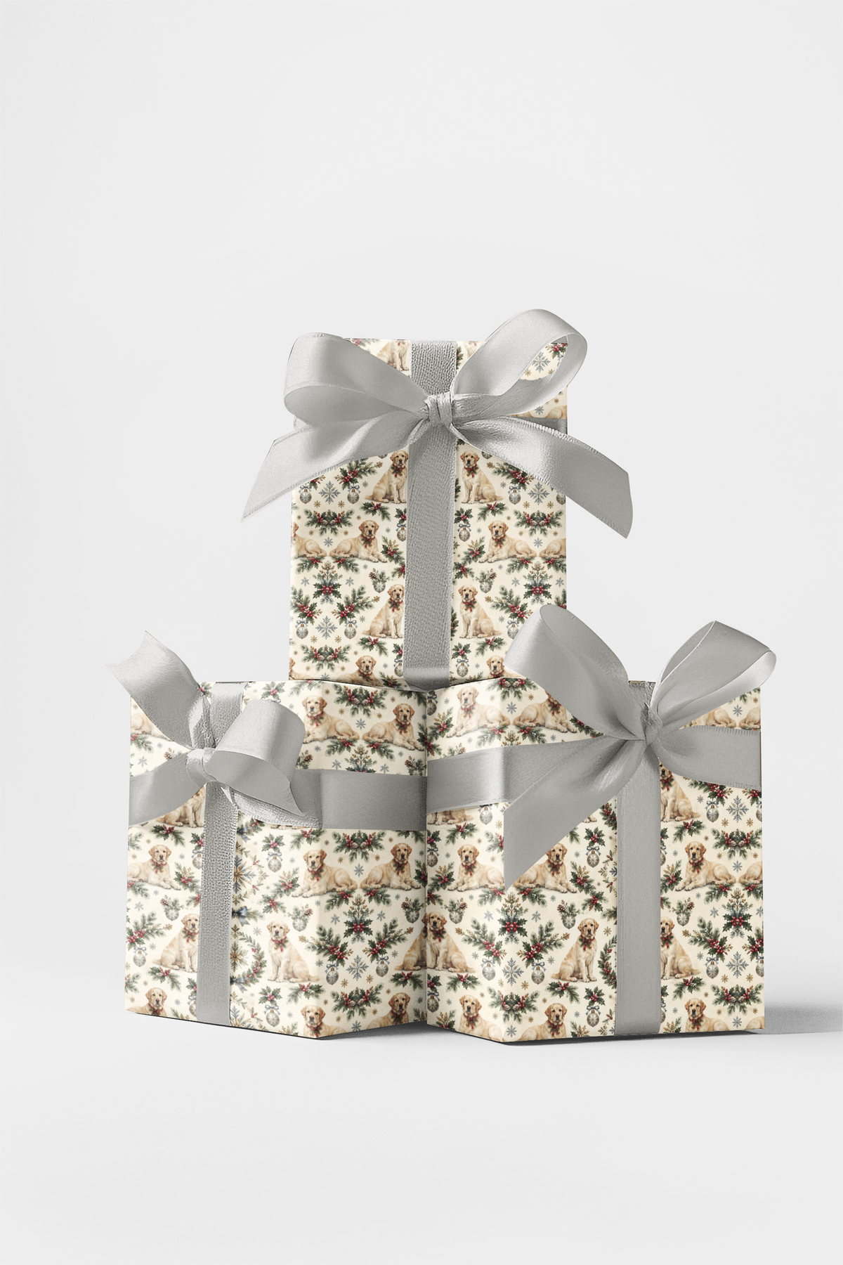Winter Wonderland Labradors Wrapping Paper