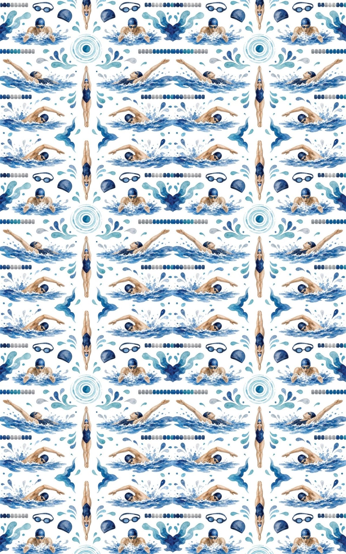 Aquatic Motion Wrapping Paper - London Penny Gift Wrap