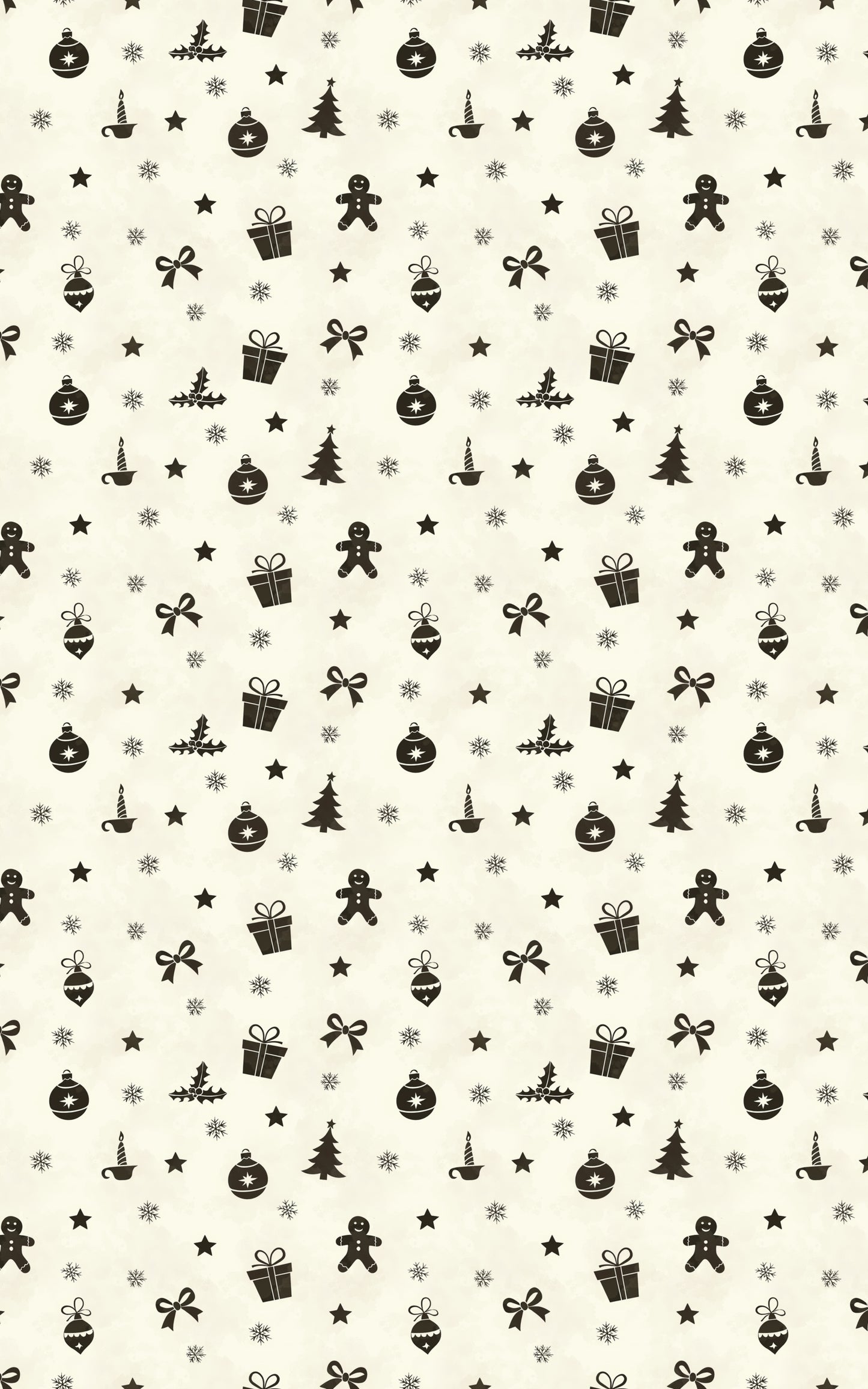 Monochrome Holiday Silhouettes