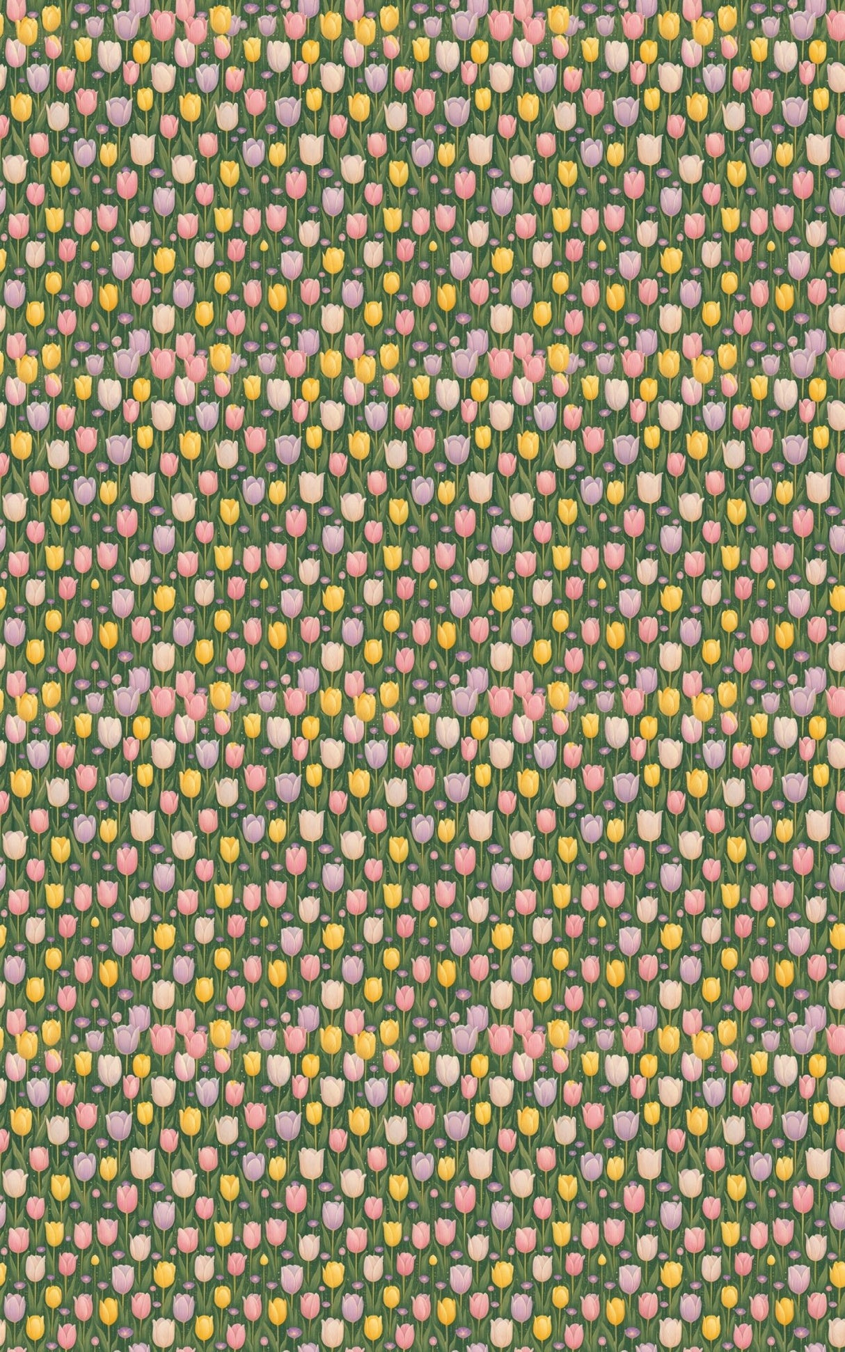 Morning Tulip Fields - London Penny Gift Wrap