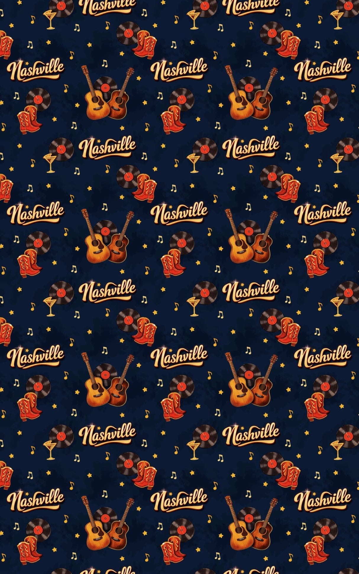 Nashville Country Flashback - London Penny Gift Wrap