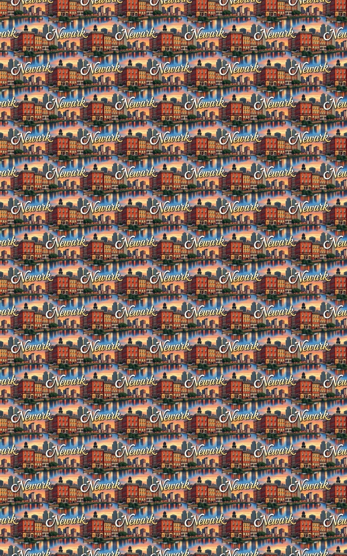 Newark Brick City Lights - London Penny Gift Wrap