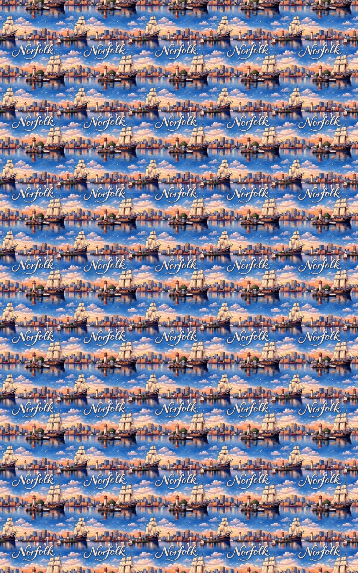 Norfolk Naval Nights - London Penny Gift Wrap
