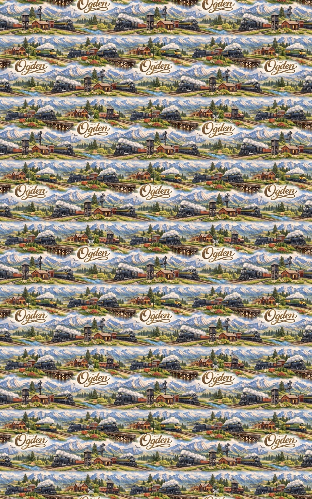 Ogden Rail & Range - London Penny Gift Wrap
