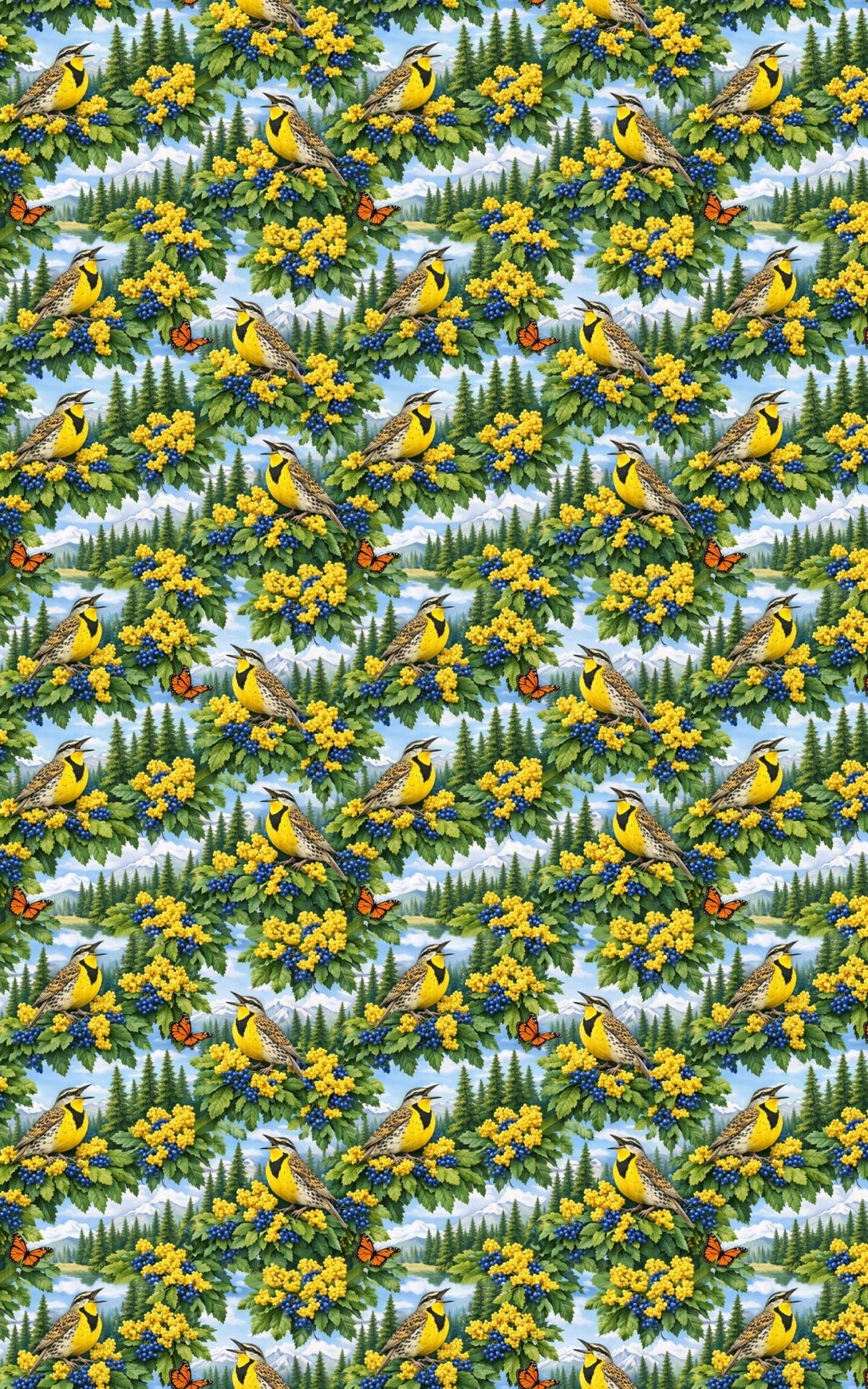 Oregon Flora & Fauna - London Penny Gift Wrap