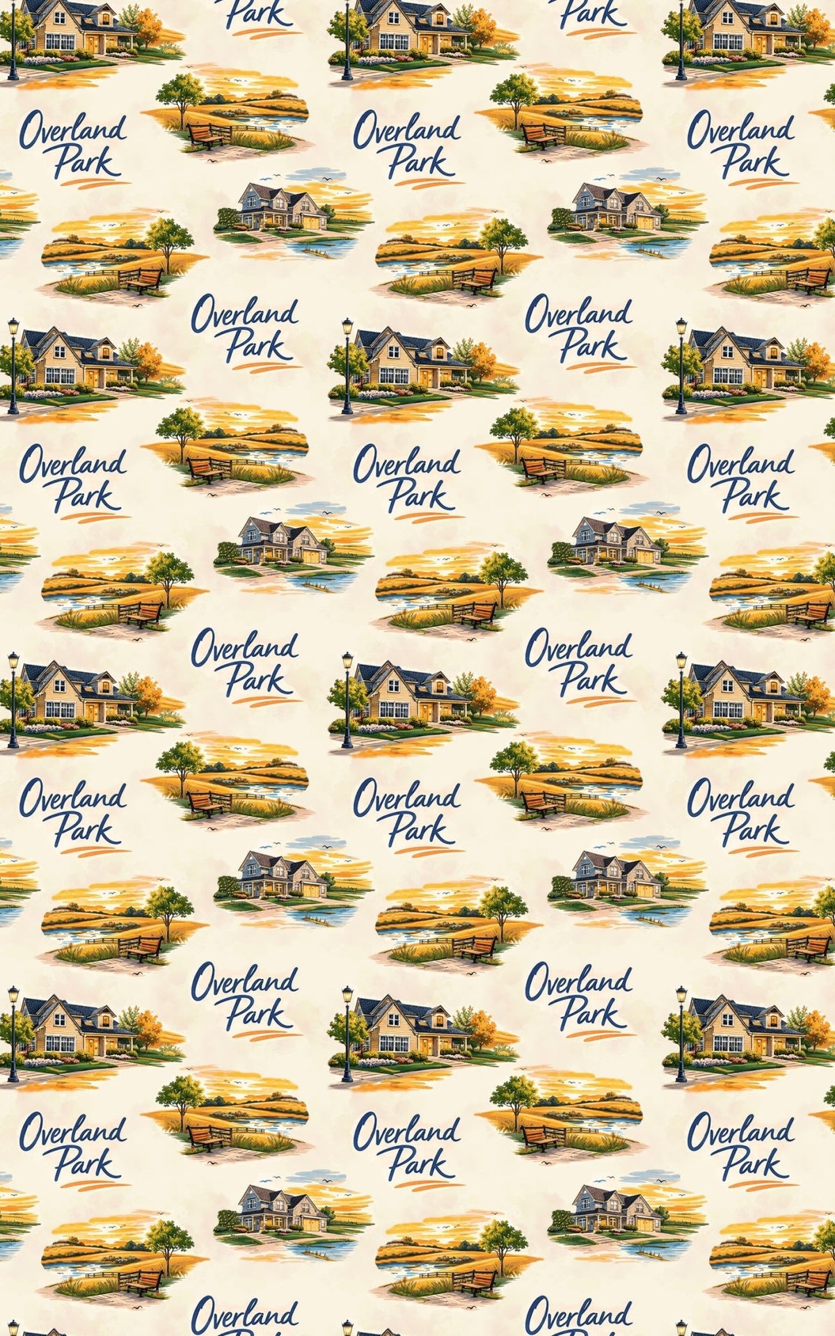 Overland Park Prairie Luxe - London Penny Gift Wrap