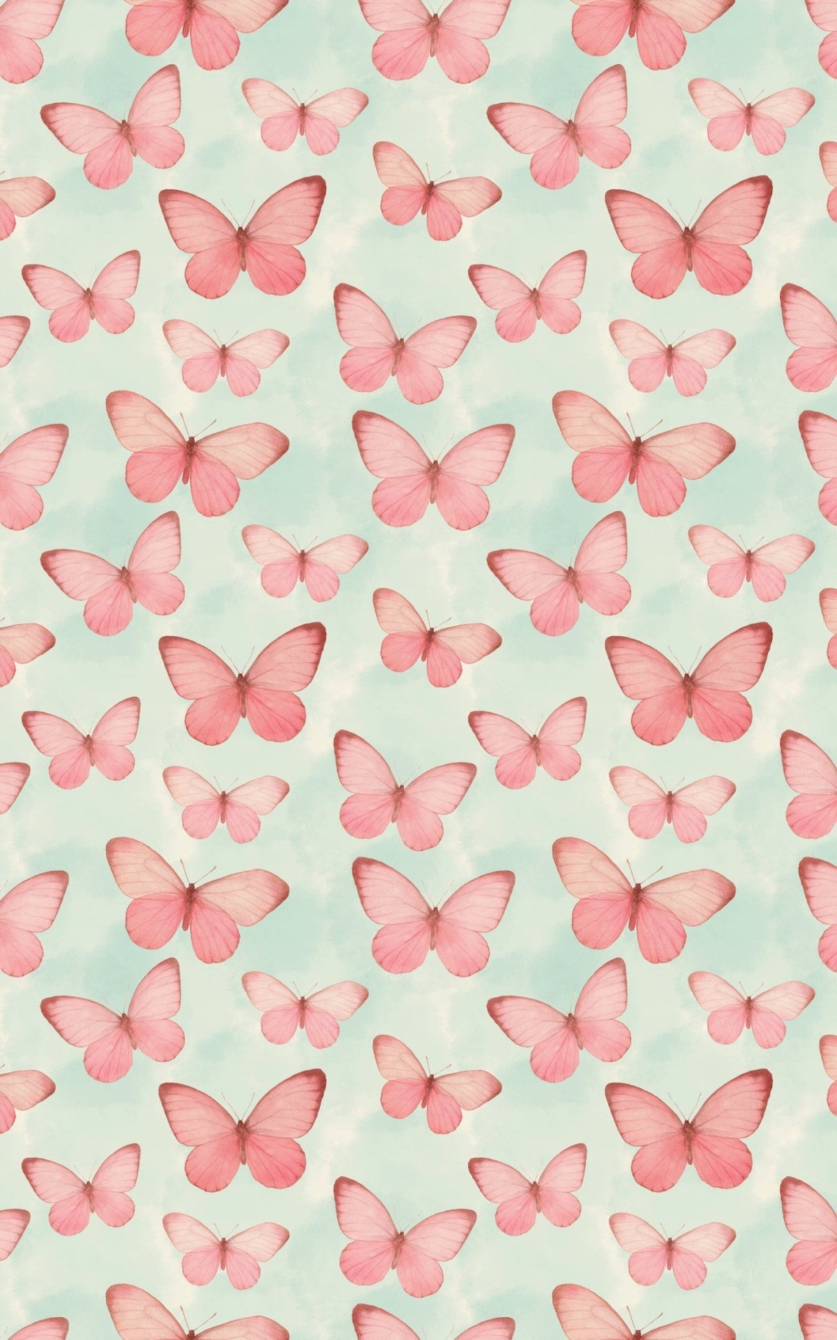 Peach Blossom Flight - London Penny Gift Wrap